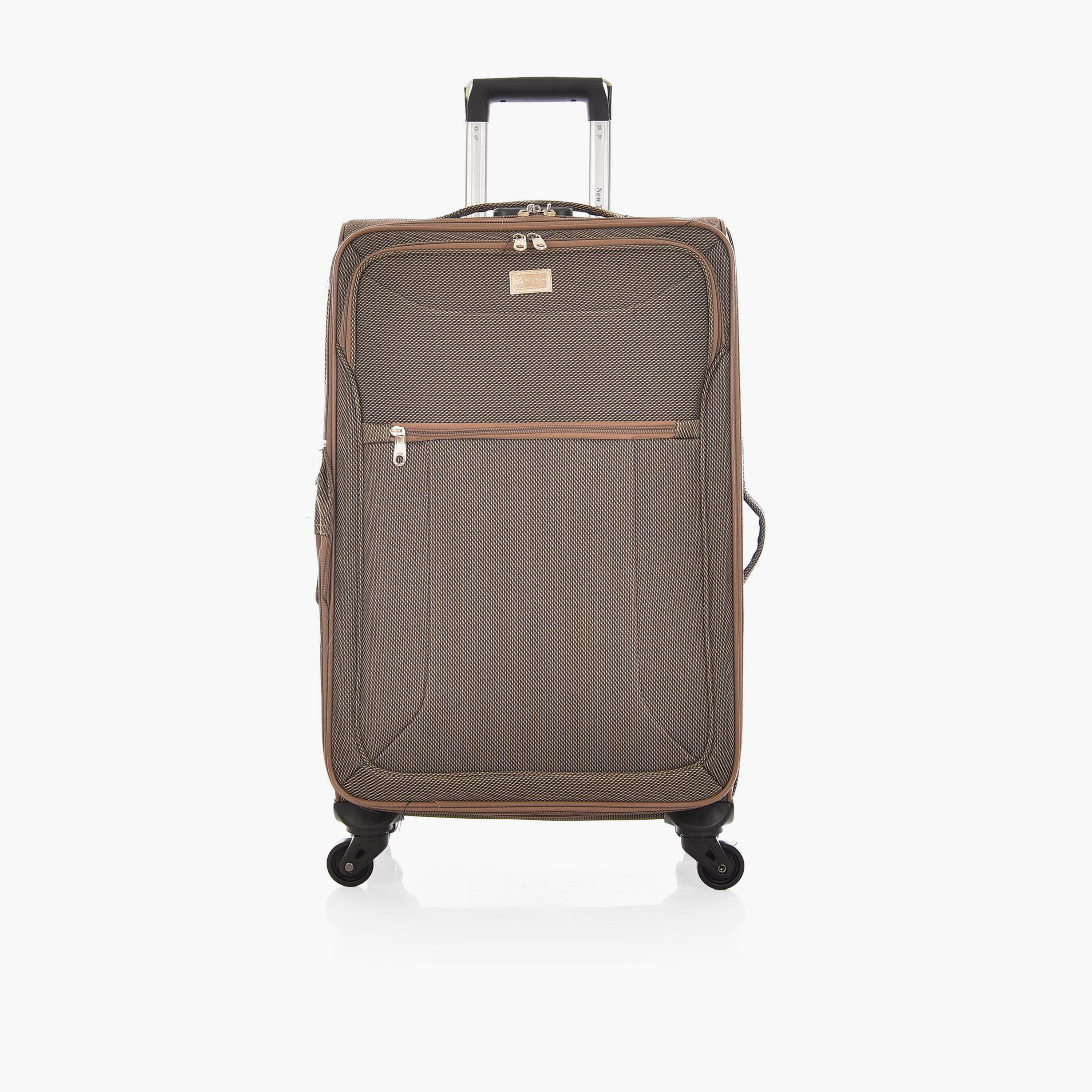 نيو ترافل - طقم  3 شنط سفر بأربع عجلات من النايلون الناعم مع قفل برقم سري-travel-luggagesandbags-luggage-image-7
