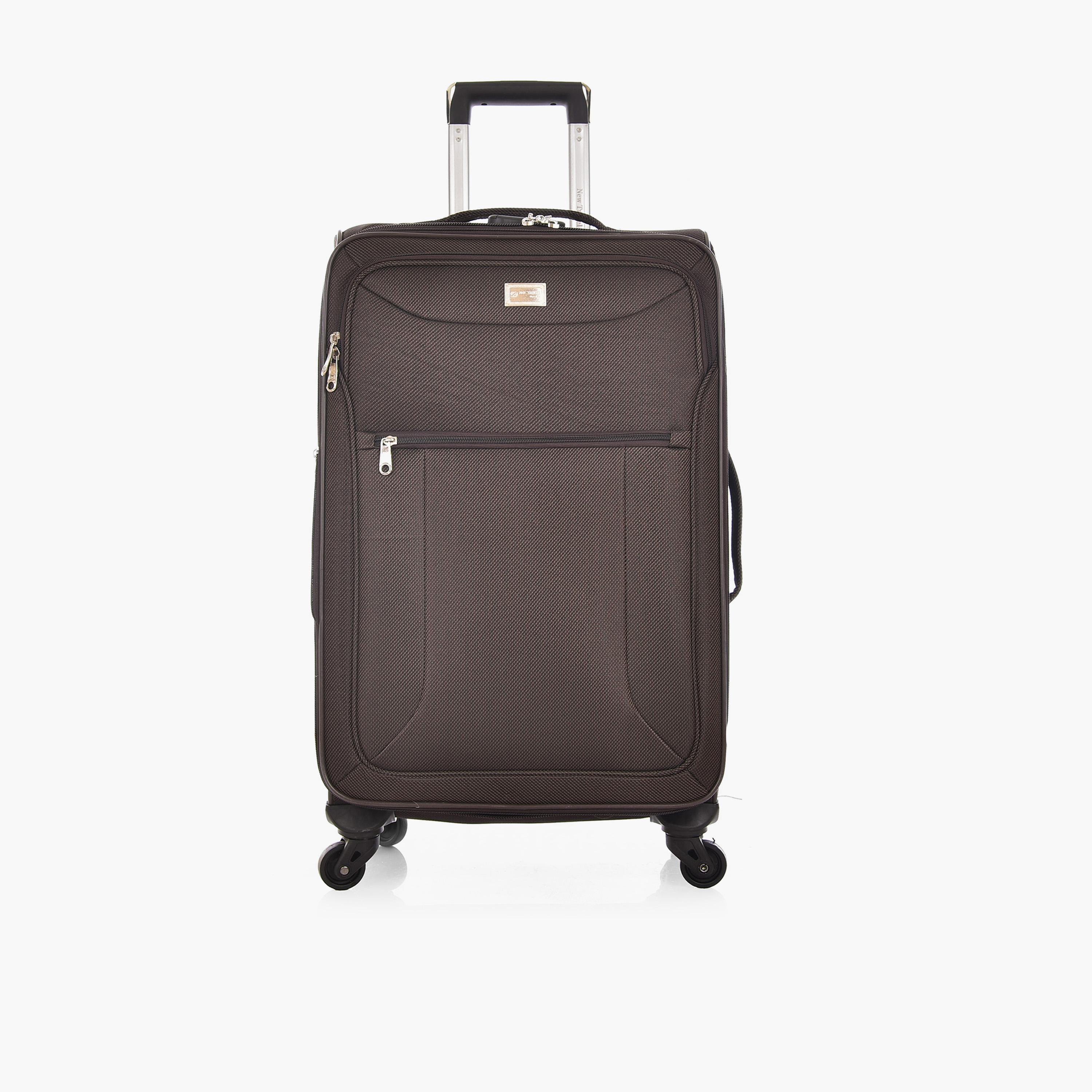 نيو ترافل - طقم  3 شنط سفر بأربع عجلات من النايلون الناعم مع قفل برقم سري-travel-luggagesandbags-luggage-image-4