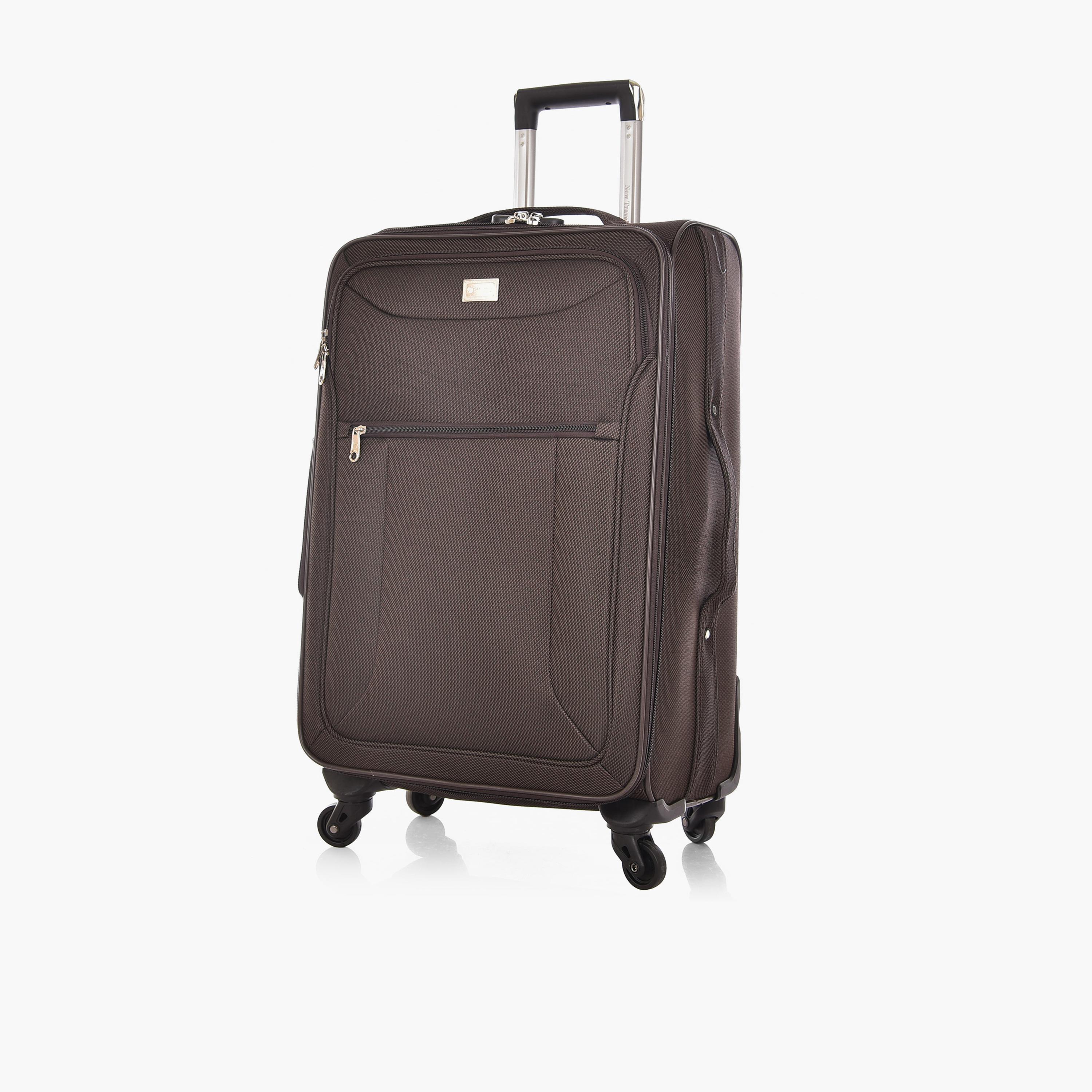 نيو ترافل - طقم  3 شنط سفر بأربع عجلات من النايلون الناعم مع قفل برقم سري-travel-luggagesandbags-luggage-image-5