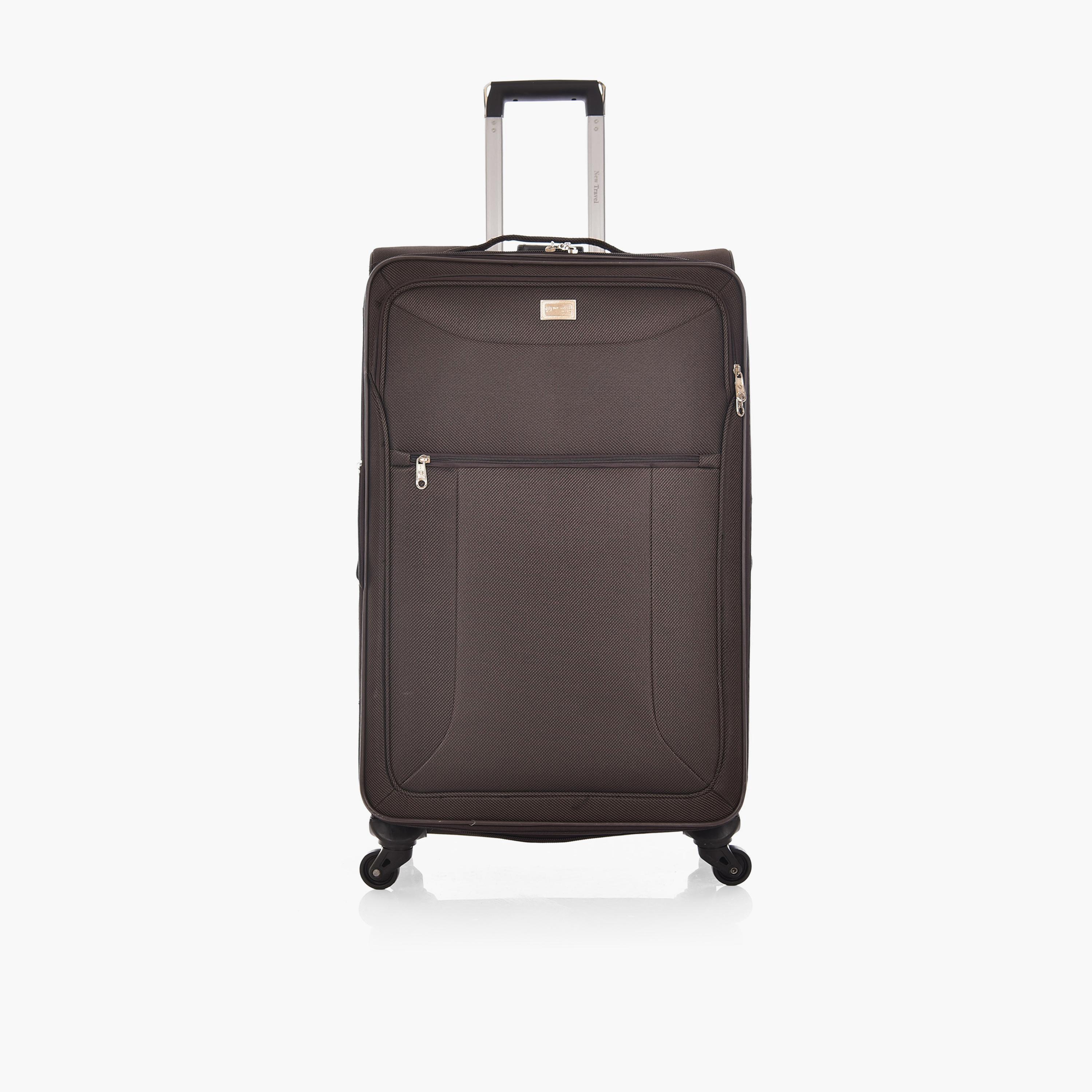 نيو ترافل - طقم  3 شنط سفر بأربع عجلات من النايلون الناعم مع قفل برقم سري-travel-luggagesandbags-luggage-image-7