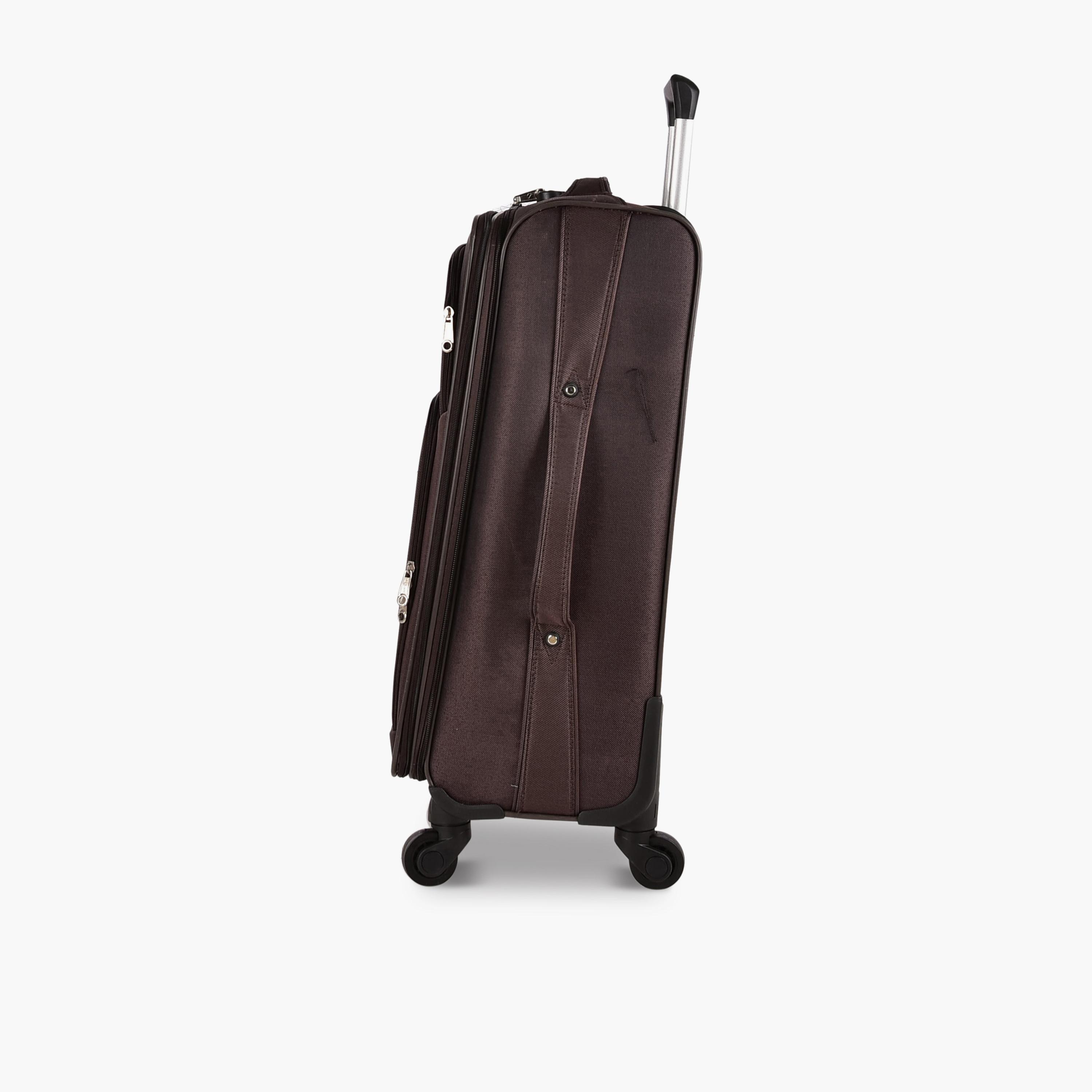 New Travel Set of 4 Polyester Soft-Sided 4-Wheeler Spinner Trolley Bag with Combination Lock-travel-luggagesandbags-luggage-image-10