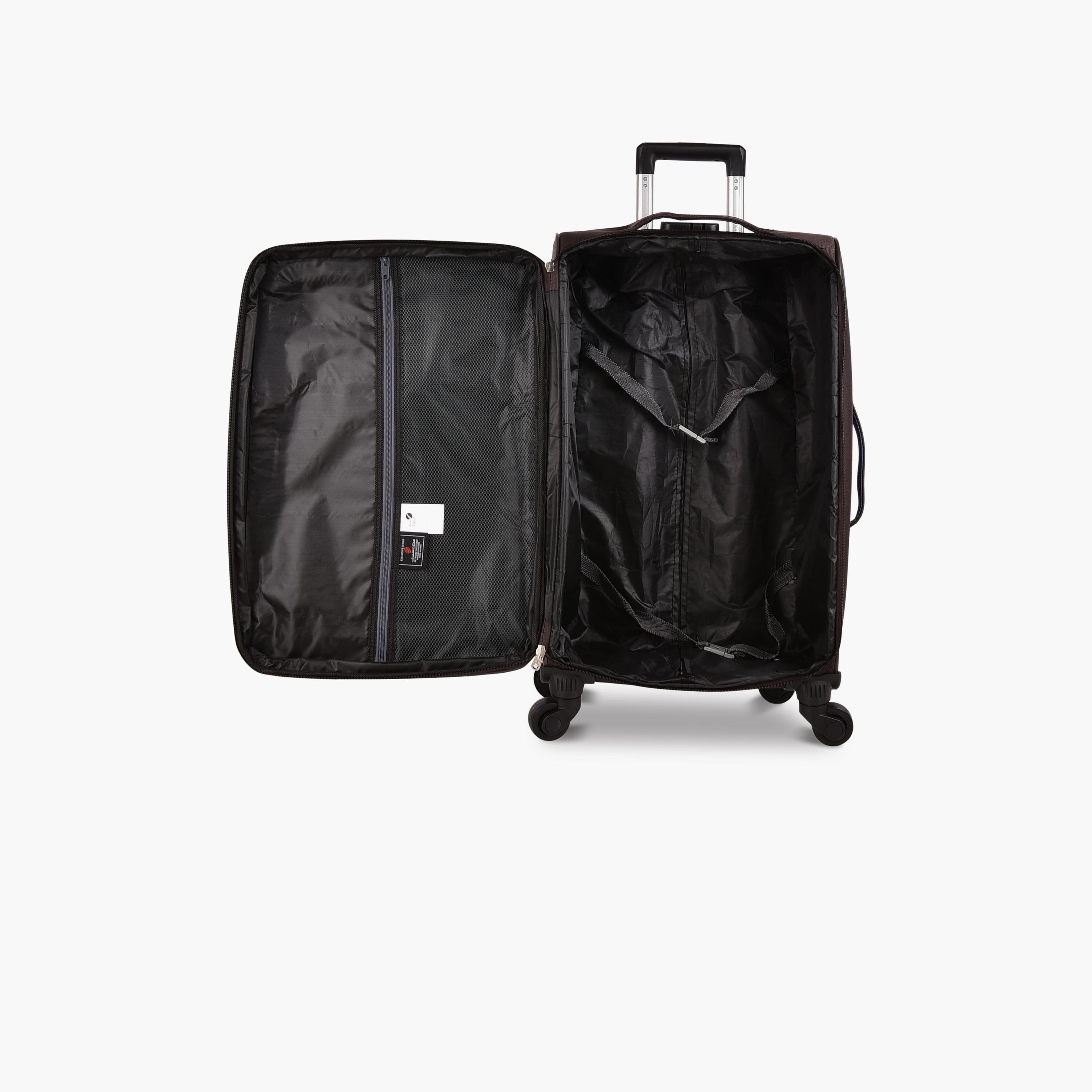 New Travel Set of 4 Polyester Soft-Sided 4-Wheeler Spinner Trolley Bag with Combination Lock-travel-luggagesandbags-luggage-image-11