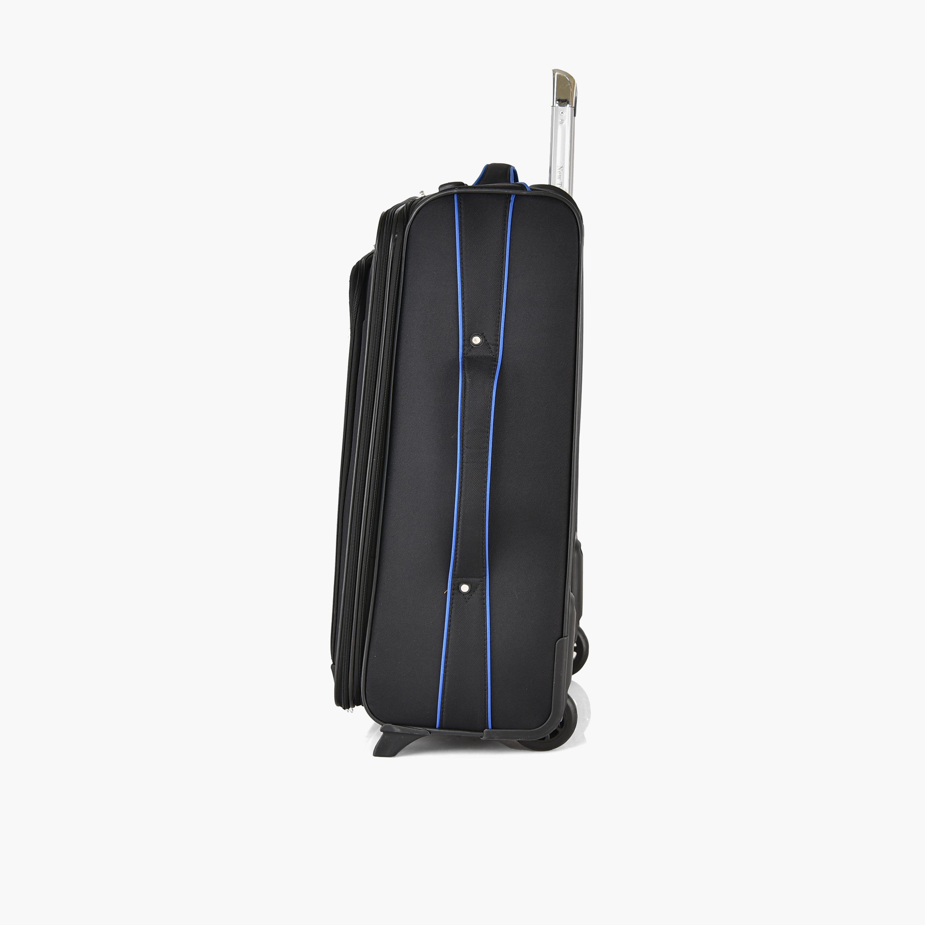 New Travel Set of 4 Polyester Soft-Sided 2-Wheeler Inline Trolley Bag with Combination Lock-travel-luggagesandbags-luggage-image-9
