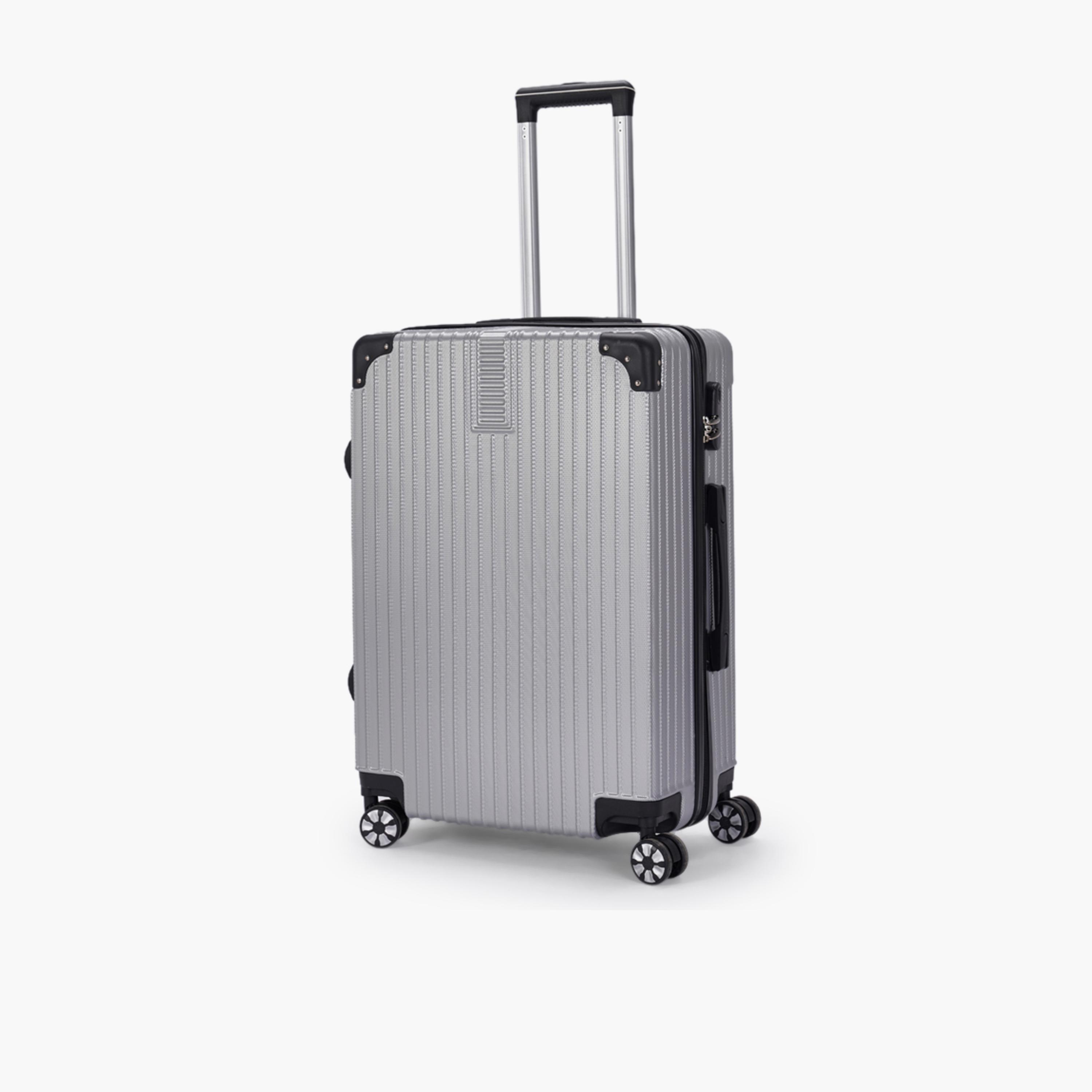 LIMRA 56 CM Small Cabin ABS Hard Sided 4-Wheeler Spinner Luggage with Combination Lock-travel-luggagesandbags-luggage-image-1