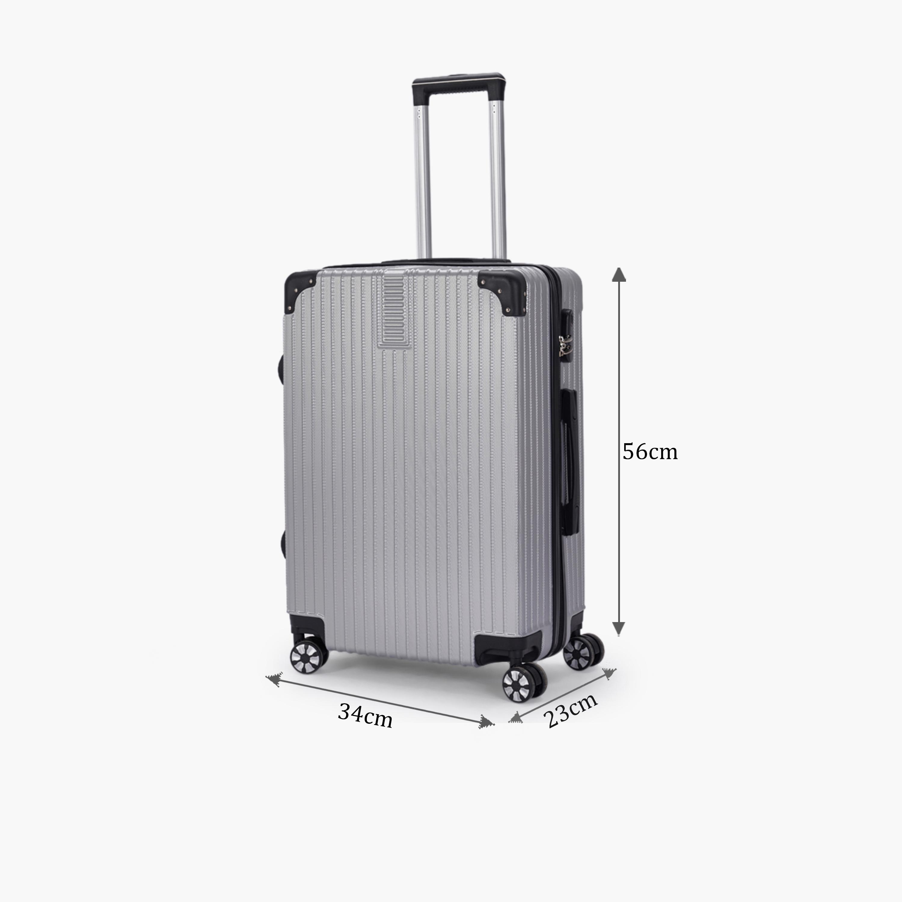 LIMRA 56 CM Small Cabin ABS Hard Sided 4-Wheeler Spinner Luggage with Combination Lock-travel-luggagesandbags-luggage-image-2