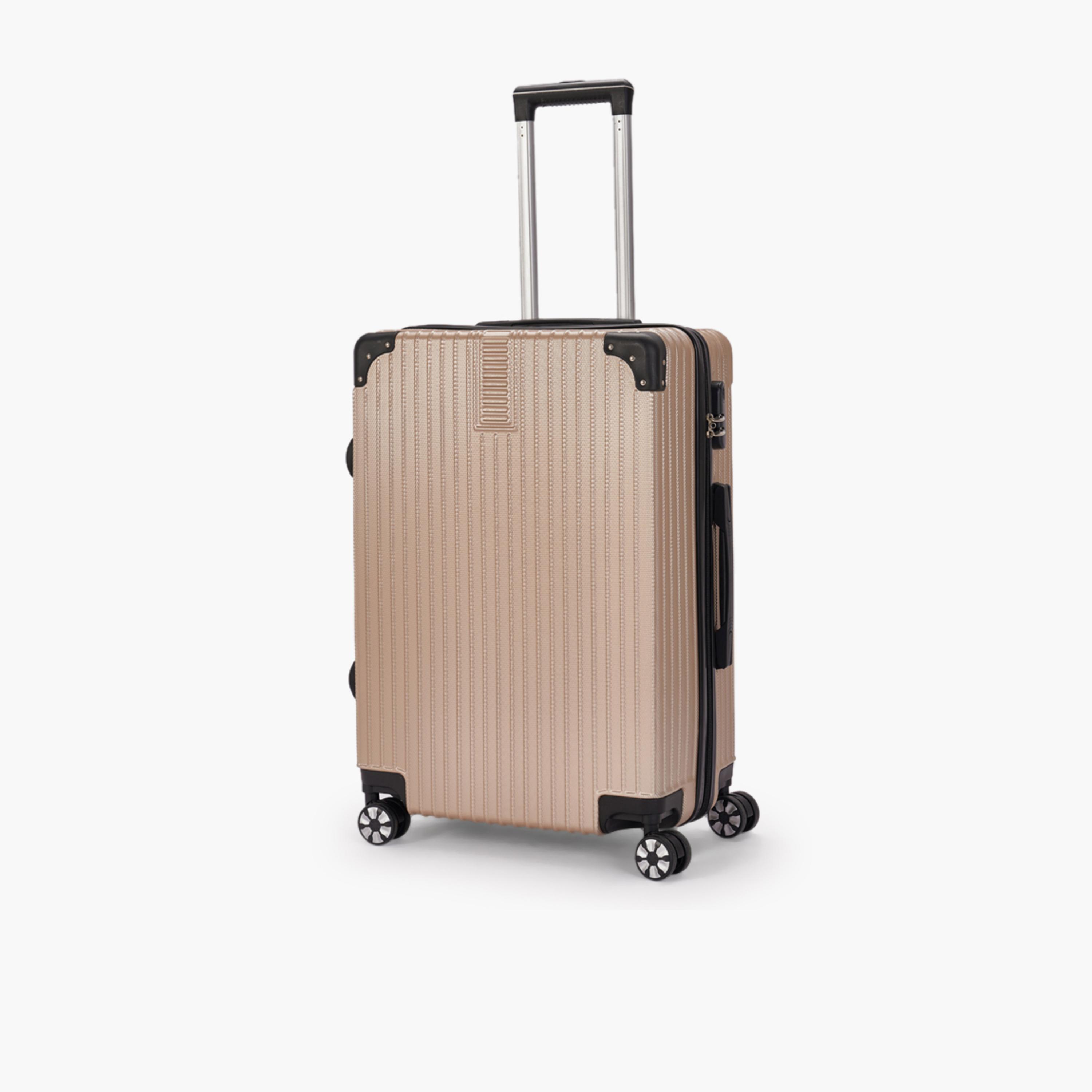 LIMRA 56 CM Small Cabin ABS Hard Sided 4-Wheeler Spinner Luggage with Combination Lock-travel-luggagesandbags-luggage-image-1