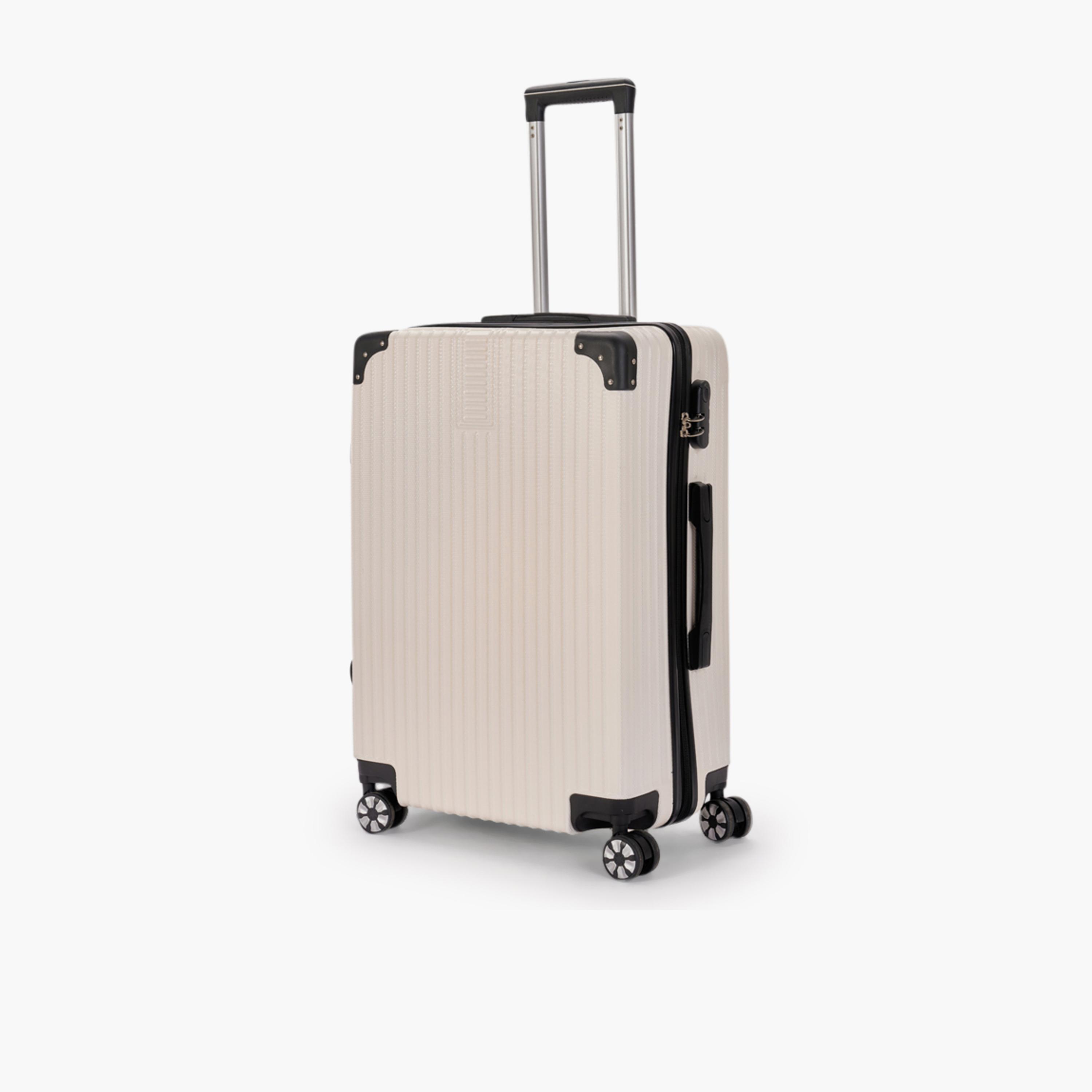 LIMRA 56 CM Small Cabin ABS Hard Sided 4-Wheeler Spinner Luggage with Combination Lock-travel-luggagesandbags-luggage-image-1