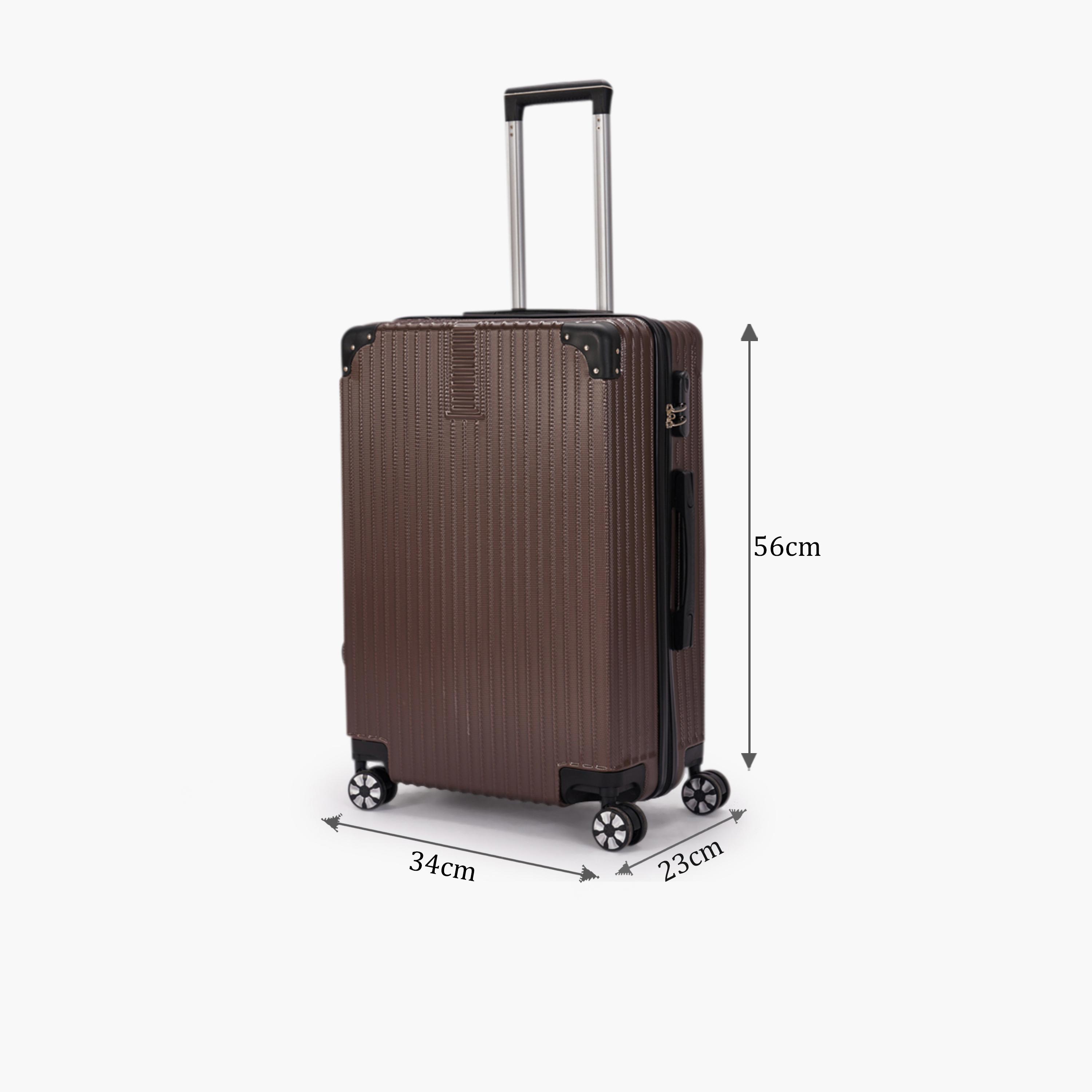 LIMRA 56 CM Small Cabin ABS Hard Sided 4-Wheeler Spinner Luggage with Combination Lock-travel-luggagesandbags-luggage-image-2