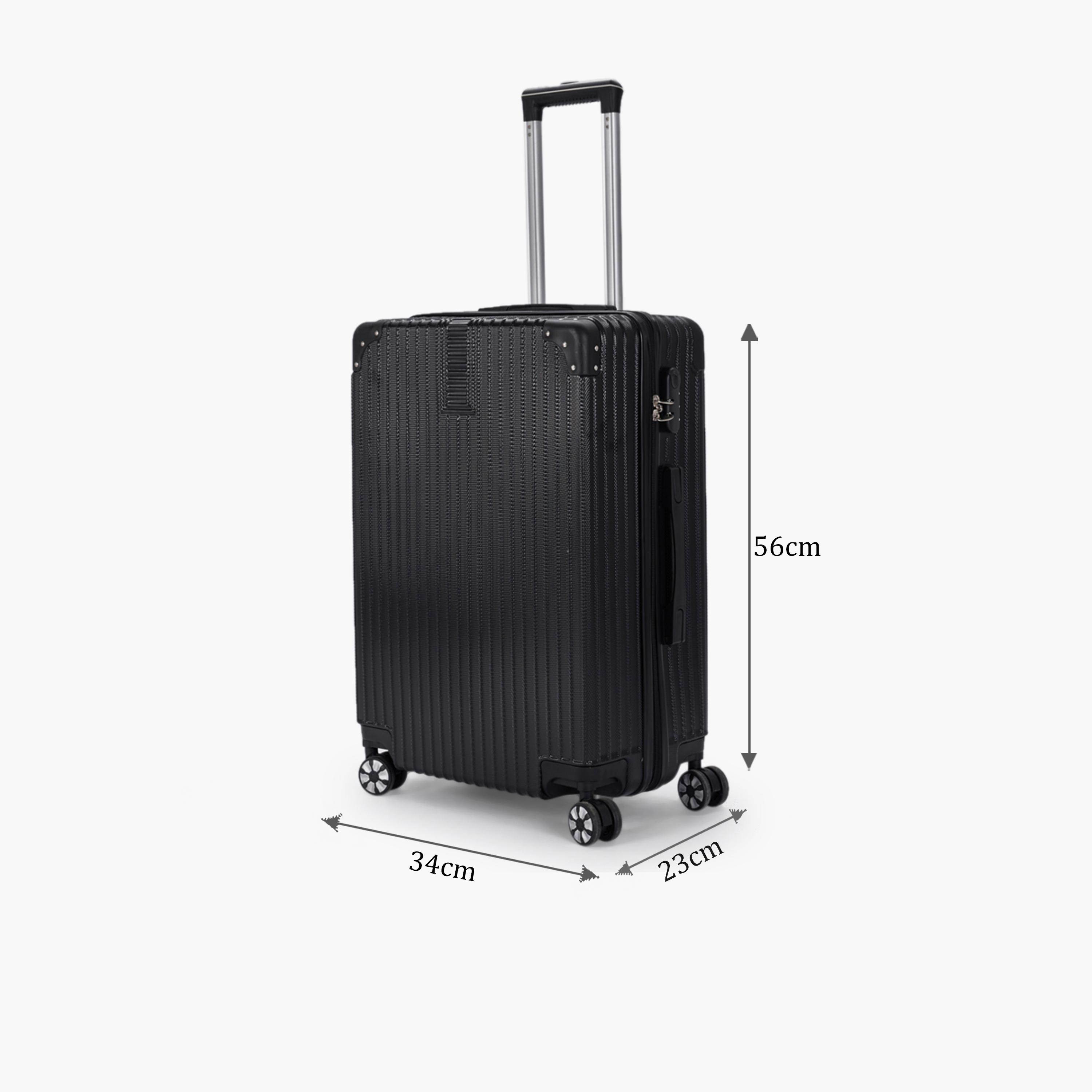 LIMRA 56 CM Small Cabin ABS Hard Sided 4-Wheeler Spinner Luggage with Combination Lock-travel-luggagesandbags-luggage-image-2