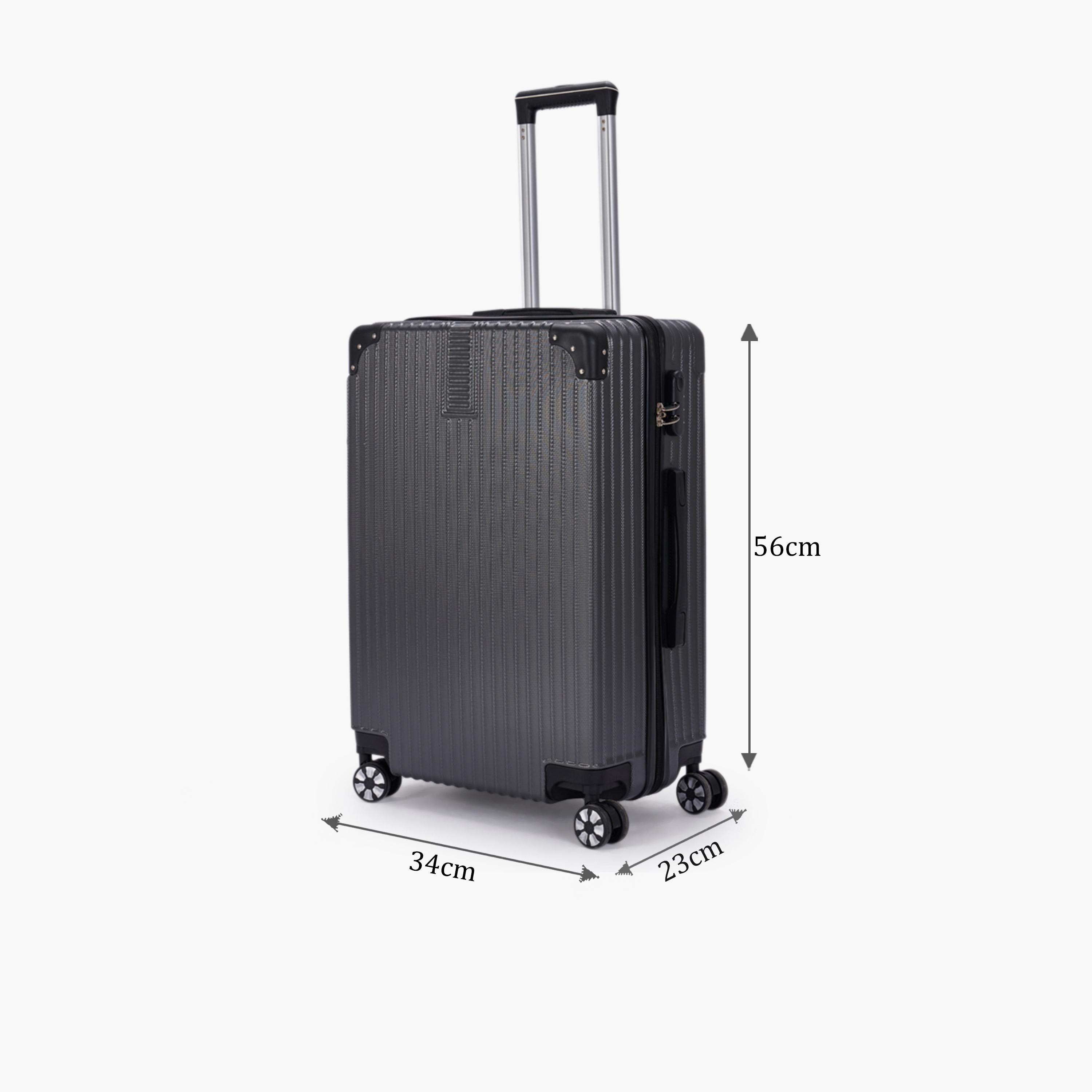 LIMRA 56 CM Small Cabin ABS Hard Sided 4-Wheeler Spinner Luggage with Combination Lock-travel-luggagesandbags-luggage-image-2