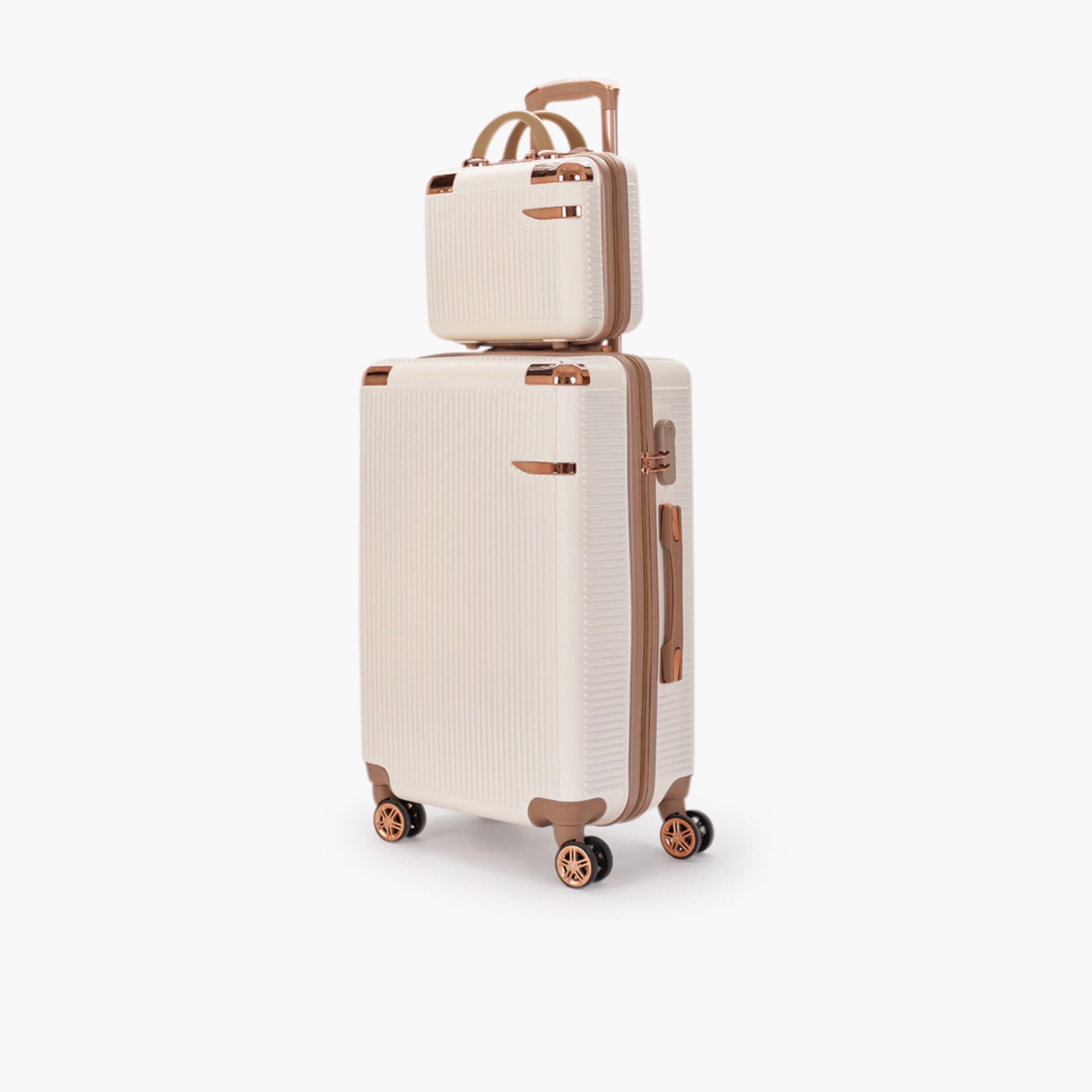 LIMRA Set of 4 ABS Hard Sided 4-Wheeler Spinner Luggage with Combination Lock-travel-luggagesandbags-luggage-image-4
