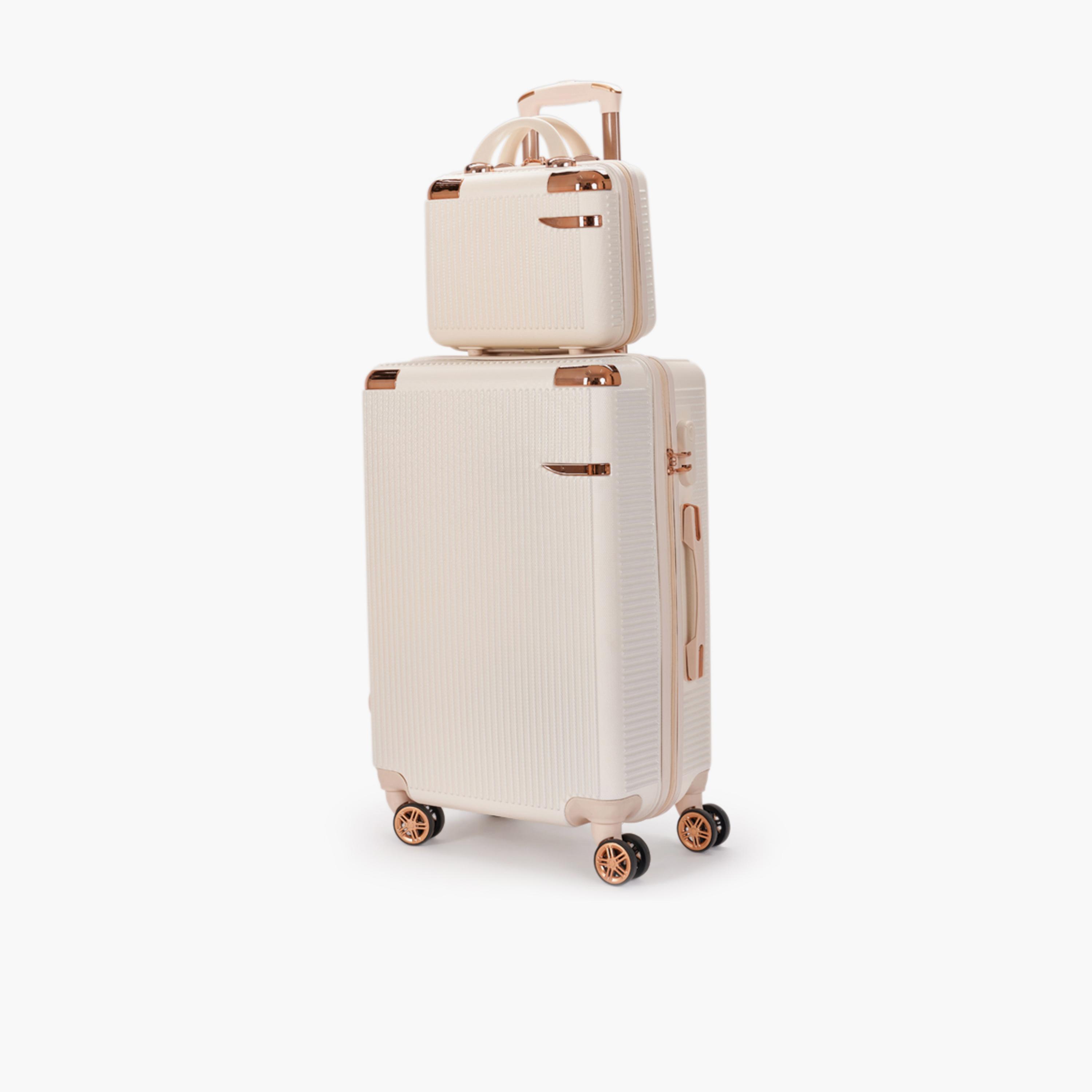 LIMRA Set of 4 ABS Hard Sided 4-Wheeler Spinner Luggage with Combination Lock-travel-luggagesandbags-luggage-image-4