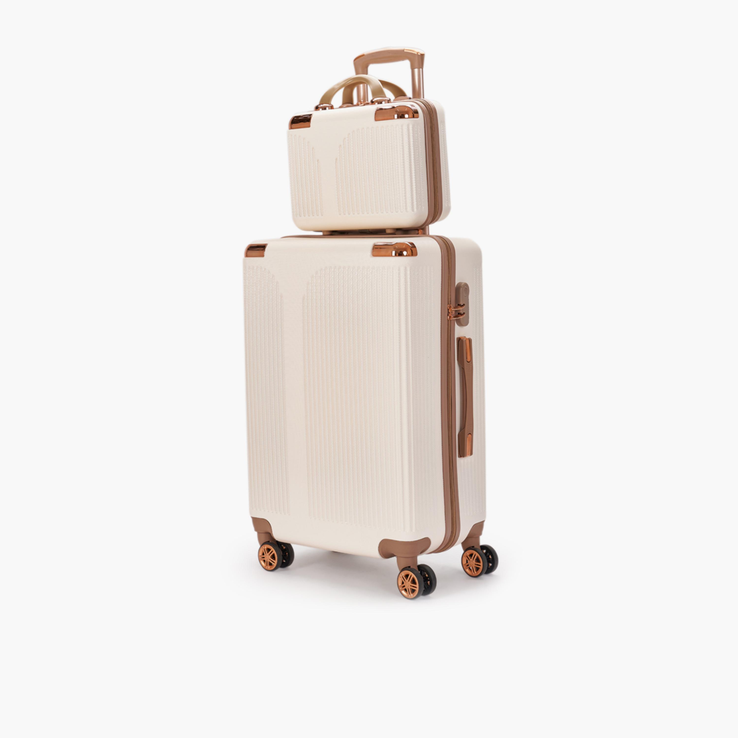LIMRA Set of 4 ABS Hard Sided 4-Wheeler Spinner Luggage with Combination Lock-travel-luggagesandbags-luggage-image-4