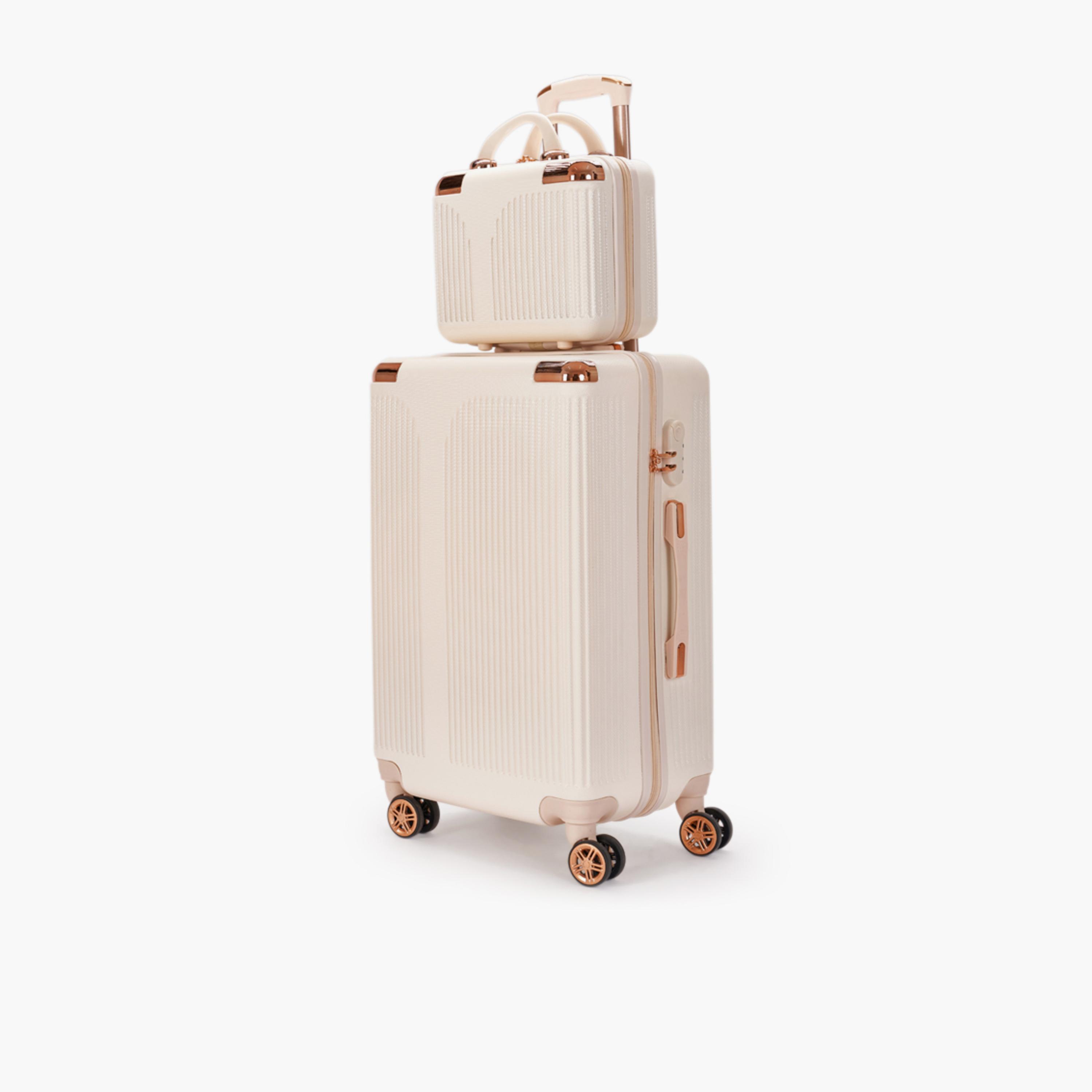 LIMRA Set of 4 ABS Hard Sided 4-Wheeler Spinner Luggage with Combination Lock-travel-luggagesandbags-luggage-image-4
