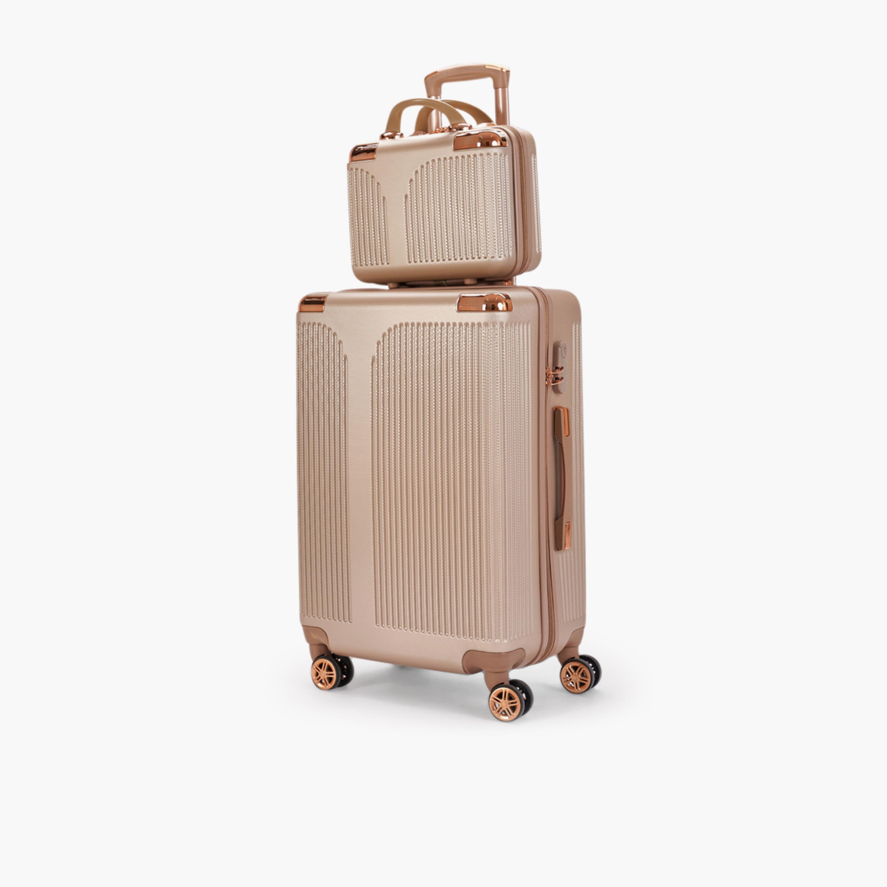 LIMRA Set of 4 ABS Hard Sided 4-Wheeler Spinner Luggage with Combination Lock-travel-luggagesandbags-luggage-image-4