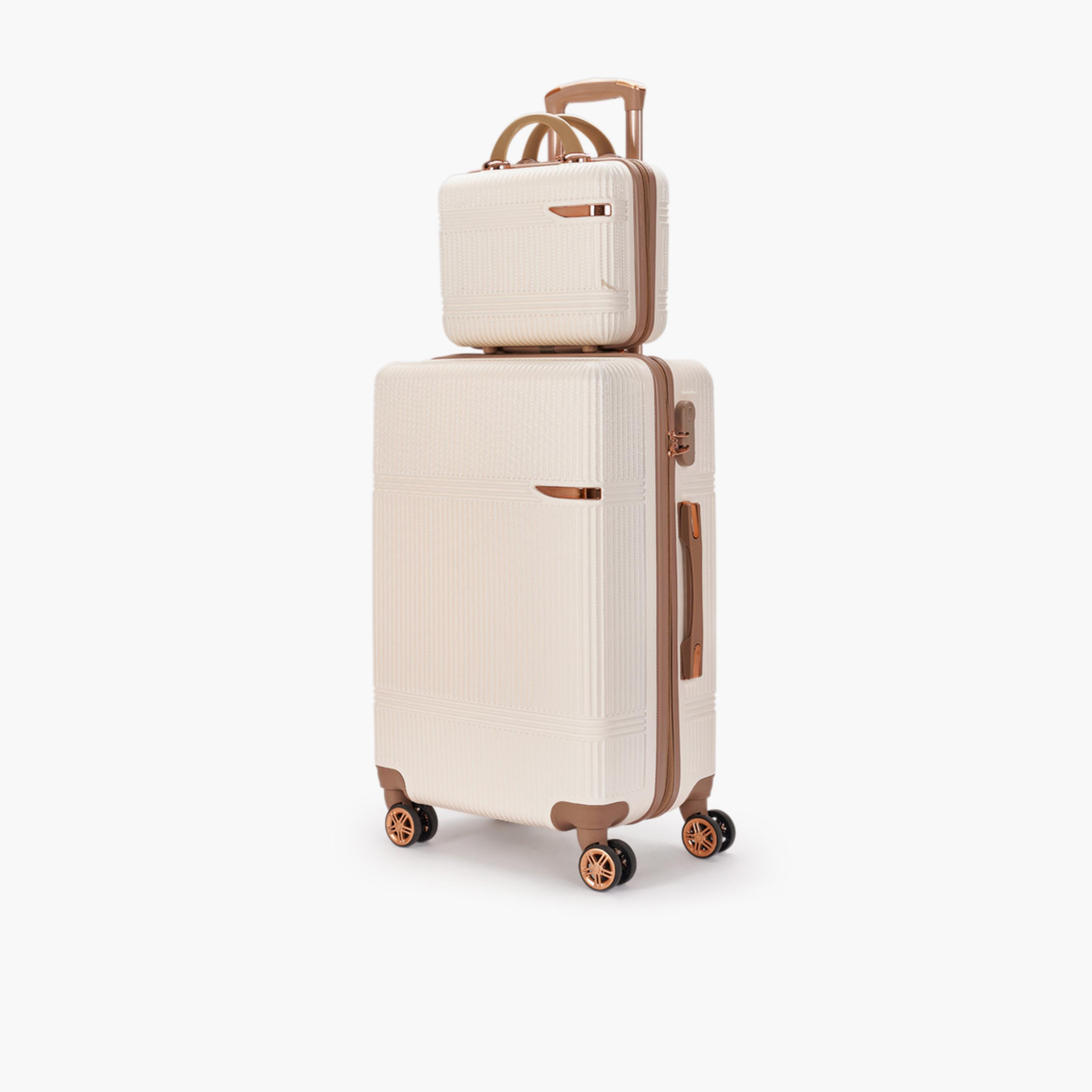 LIMRA Set of 4 ABS Hard Sided 4-Wheeler Spinner Luggage with Combination Lock-travel-luggagesandbags-luggage-image-4