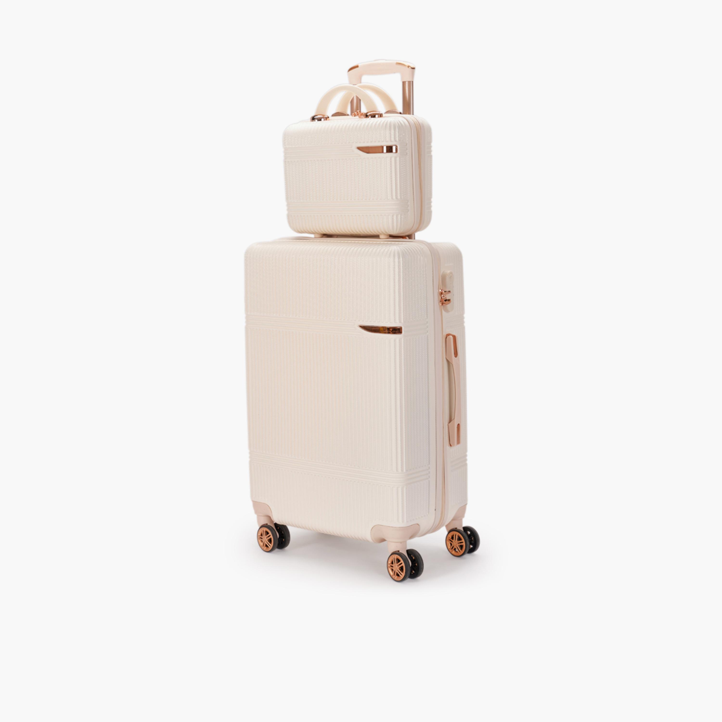 LIMRA Set of 4 ABS Hard Sided 4-Wheeler Spinner Luggage with Combination Lock-travel-luggagesandbags-luggage-image-5