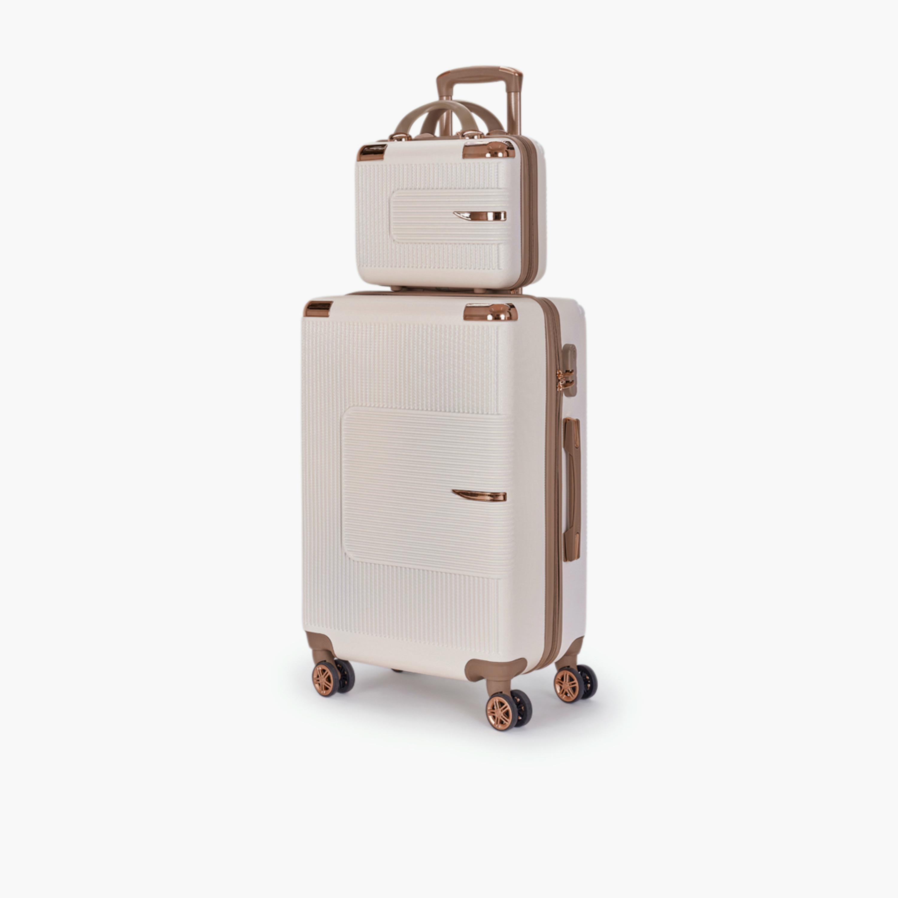 LIMRA Set of 4 ABS Hard Sided 4-Wheeler Spinner Luggage with Combination Lock-travel-luggagesandbags-luggage-image-4