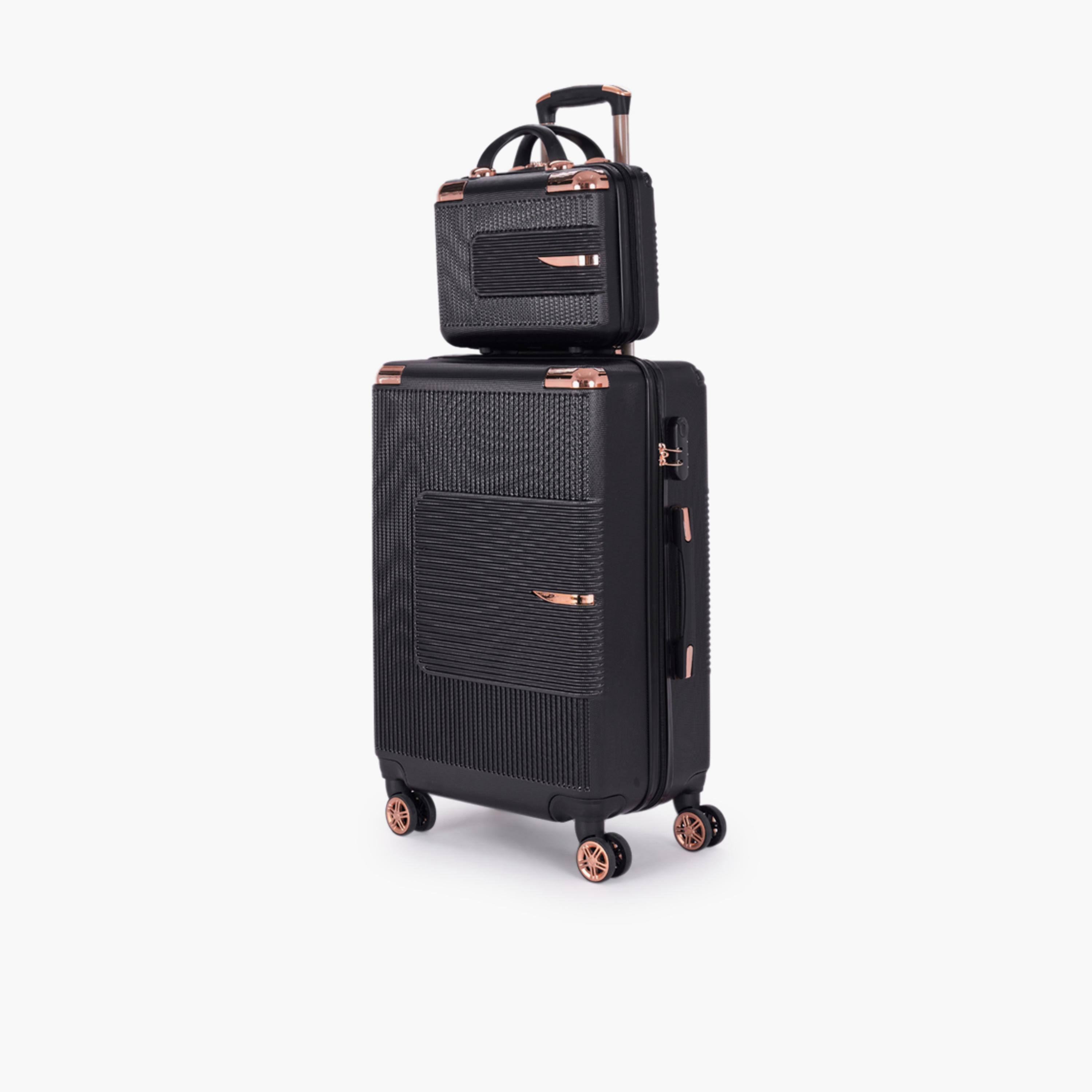 LIMRA Set of 4 ABS Hard Sided 4-Wheeler Spinner Luggage with Combination Lock-travel-luggagesandbags-luggage-image-4