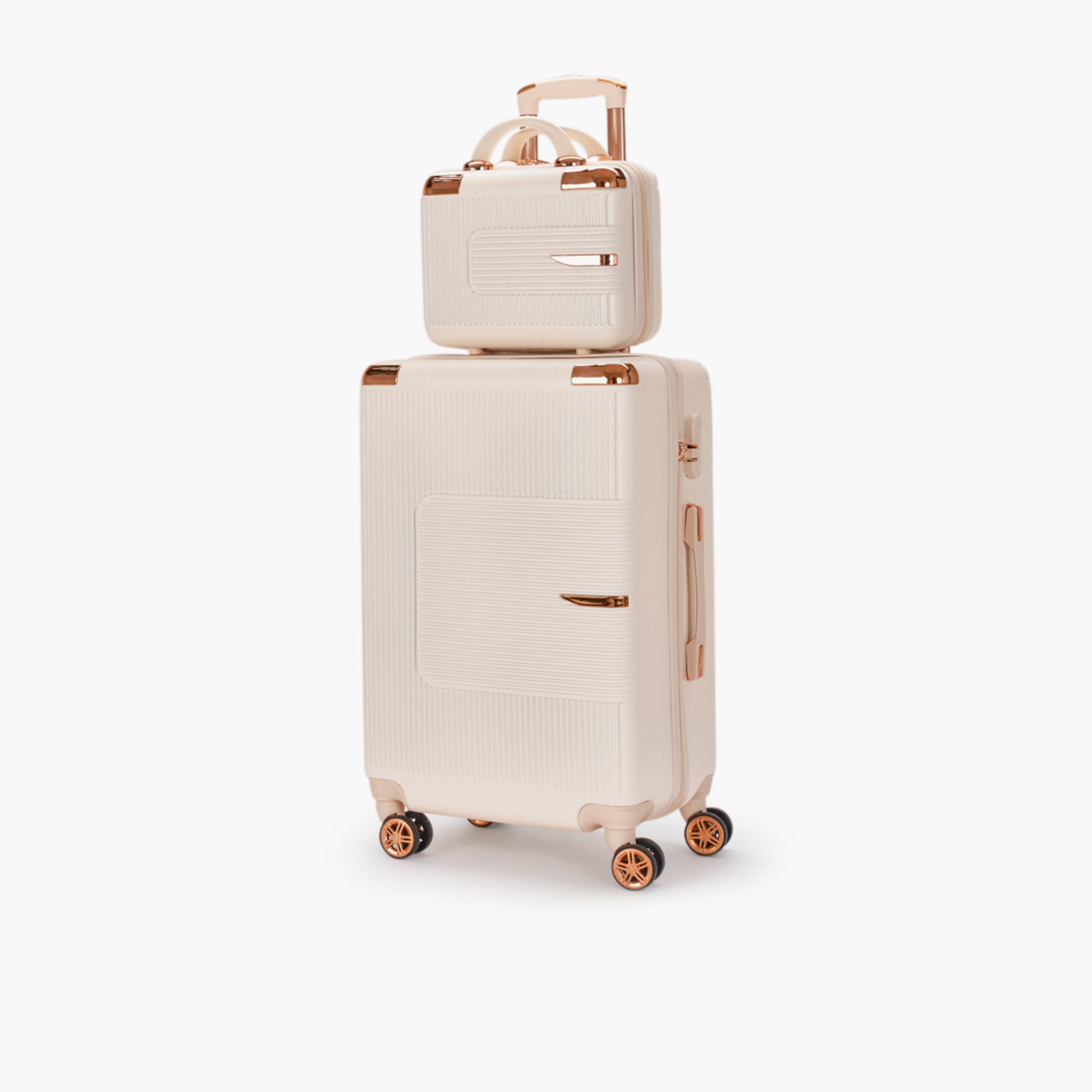 LIMRA Set of 4 ABS Hard Sided 4-Wheeler Spinner Luggage with Combination Lock-travel-luggagesandbags-luggage-image-4