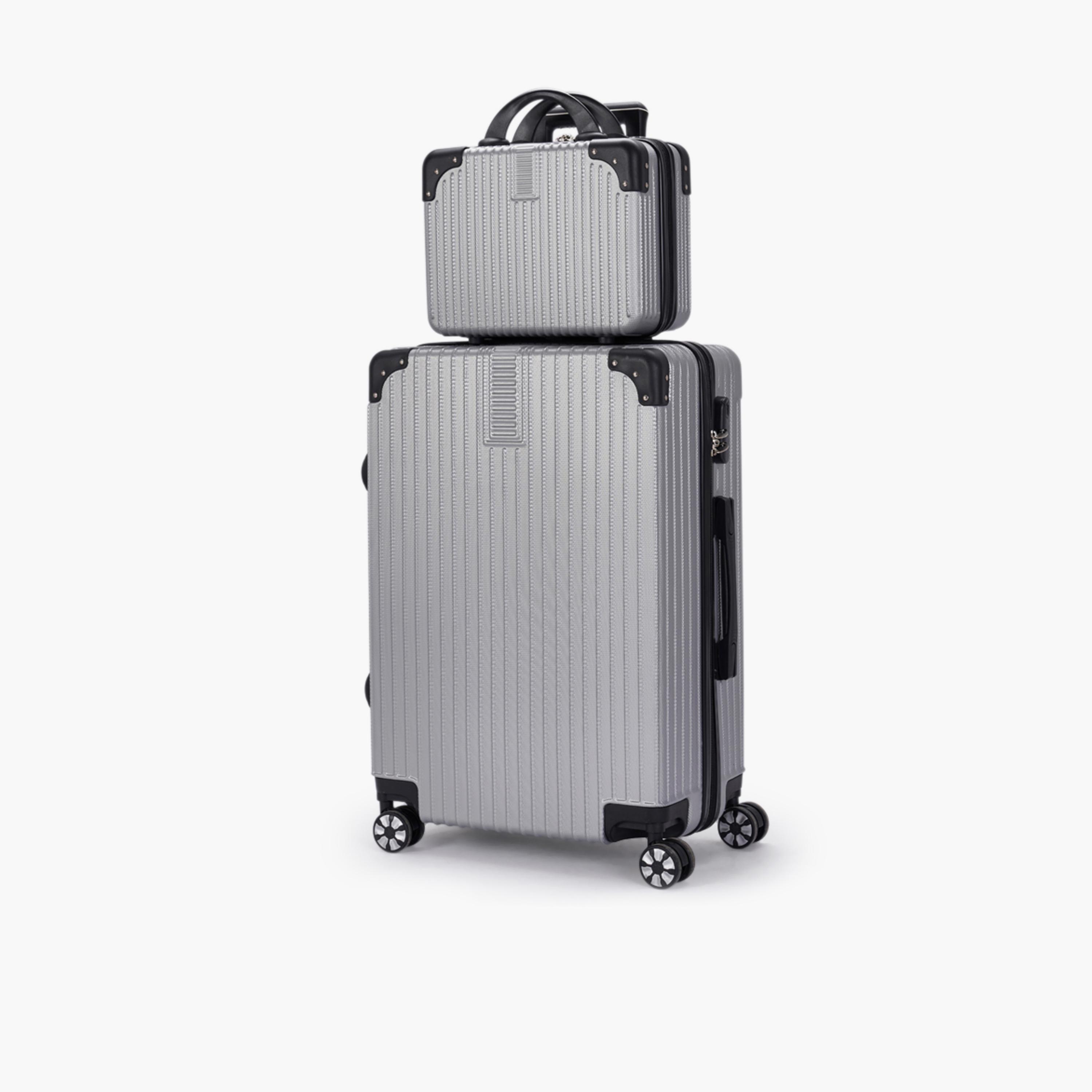 LIMRA Set of 4 ABS Hard Sided 4-Wheeler Spinner Luggage with Combination Lock-travel-luggagesandbags-luggage-image-4