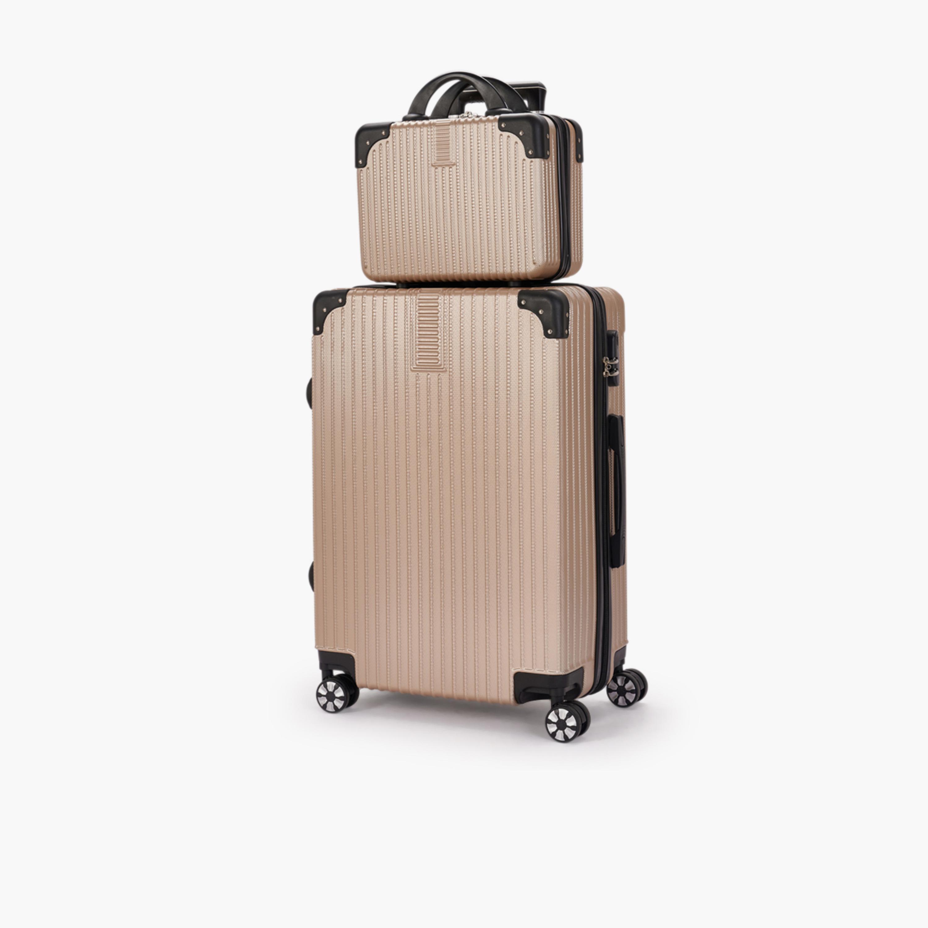 LIMRA Set of 4 ABS Hard Sided 4-Wheeler Spinner Luggage with Combination Lock-travel-luggagesandbags-luggage-image-4