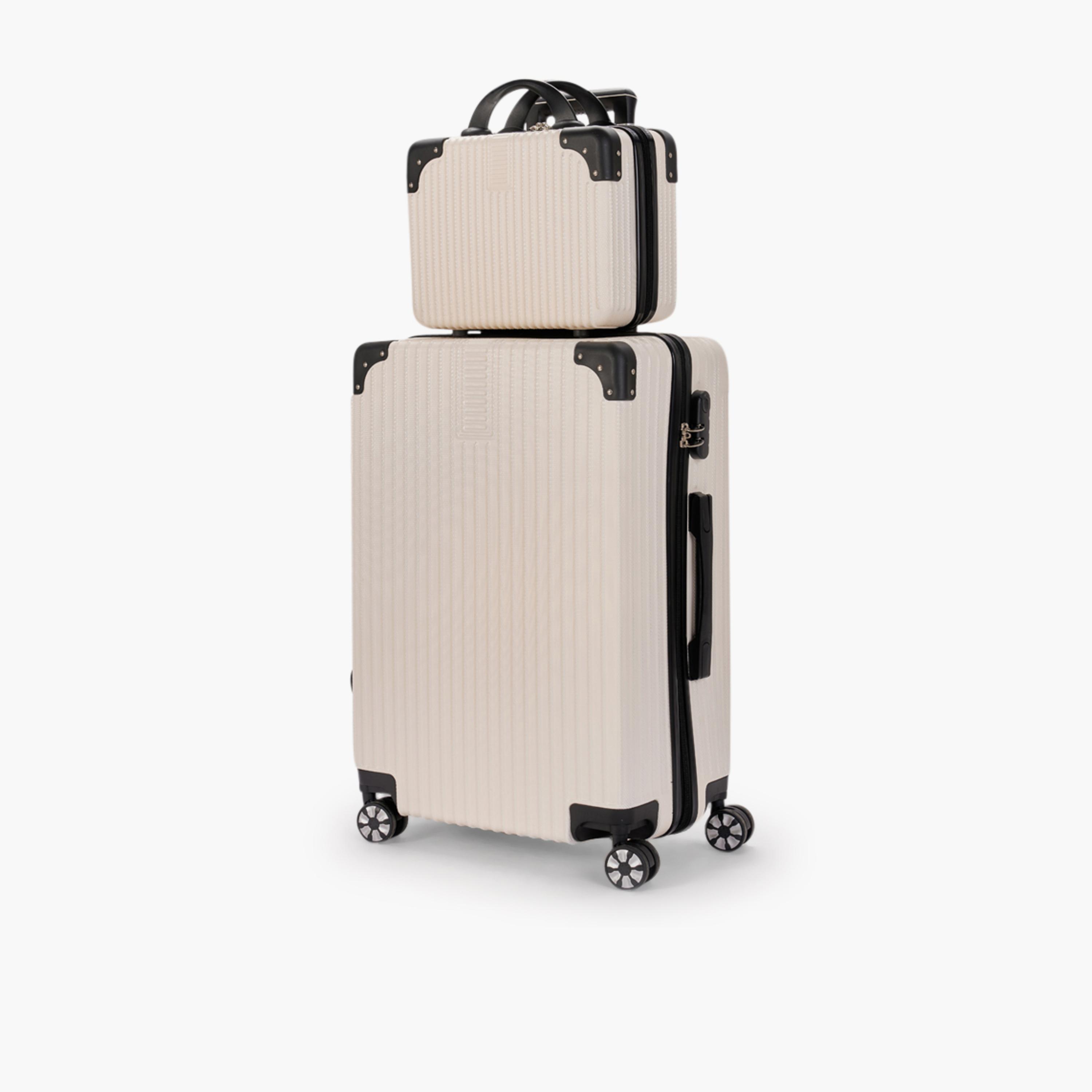 LIMRA Set of 4 ABS Hard Sided 4-Wheeler Spinner Luggage with Combination Lock-travel-luggagesandbags-luggage-image-4