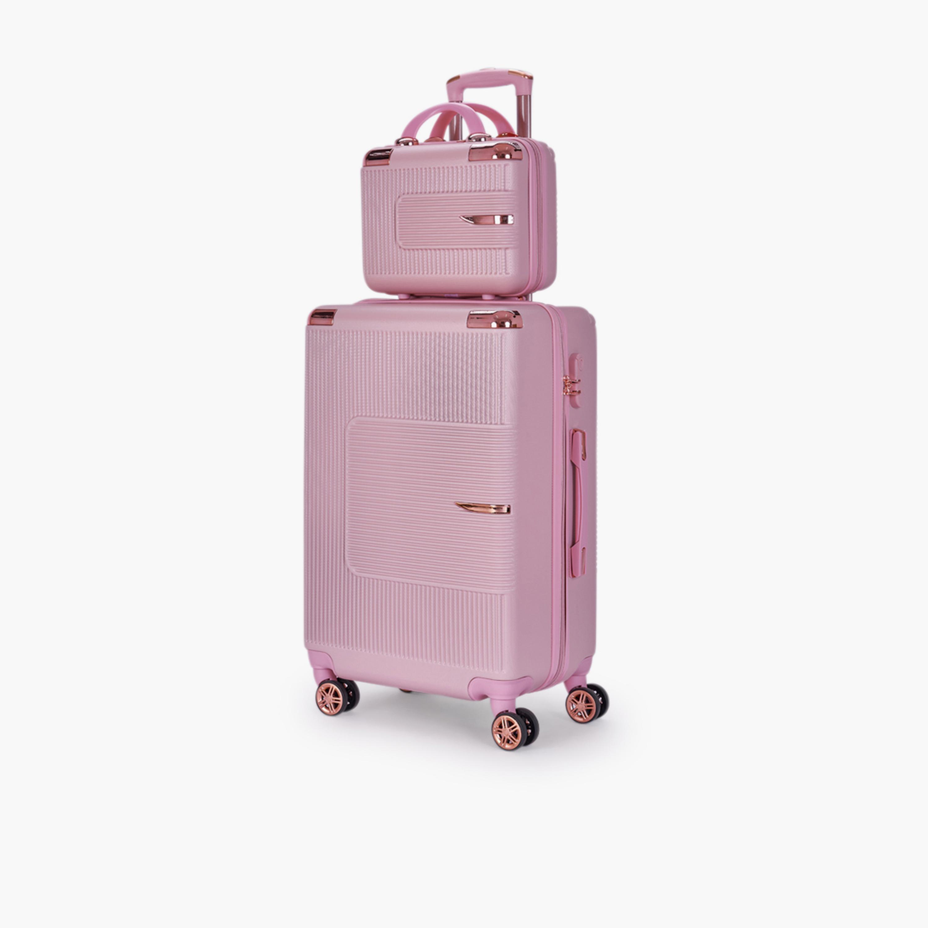 LIMRA Set of 6 ABS Hard Sided 4-Wheeler Spinner Luggage with Combination Lock-travel-luggagesandbags-luggage-image-4