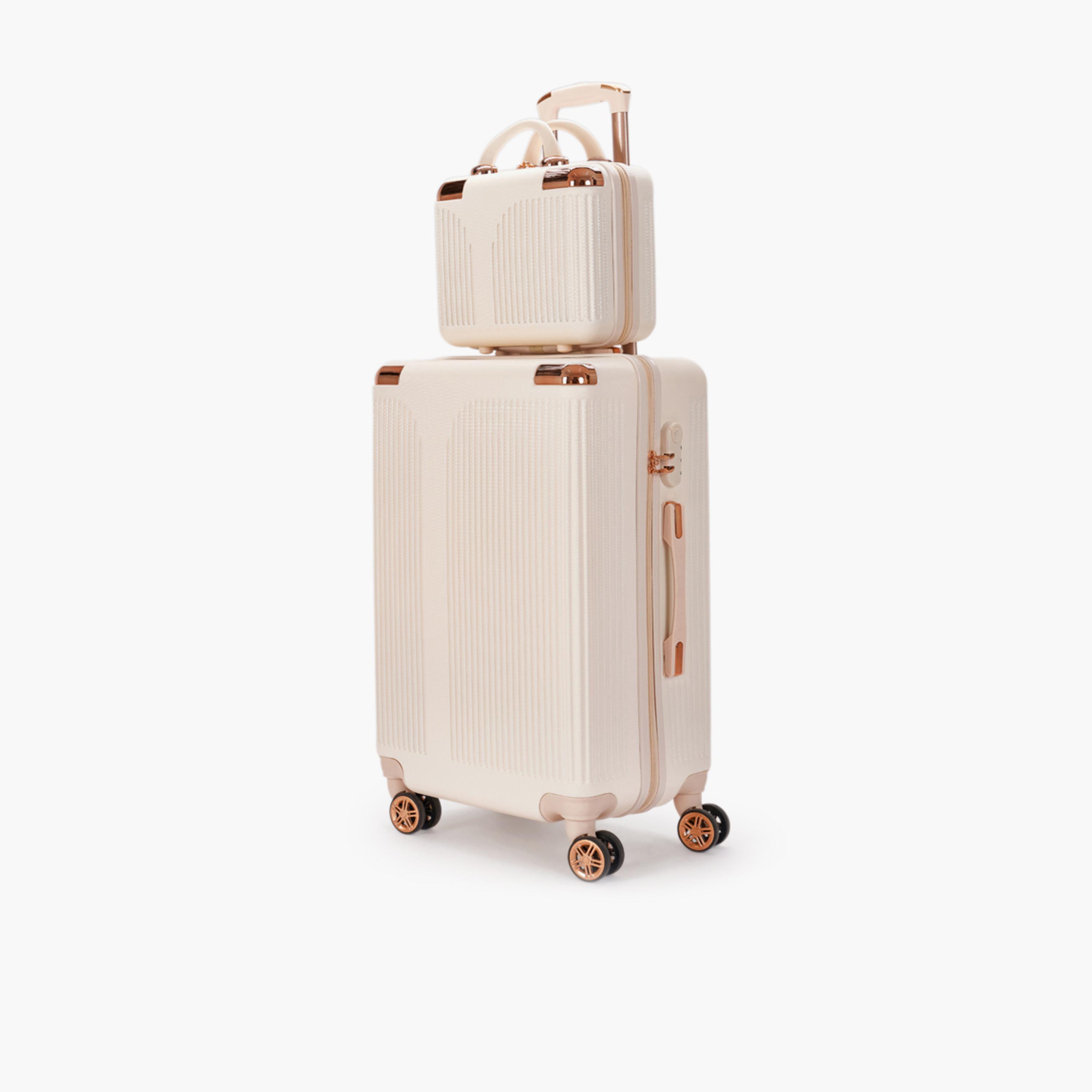 LIMRA Set of 6 ABS Hard Sided 4-Wheeler Spinner Luggage with Combination Lock-travel-luggagesandbags-luggage-image-4