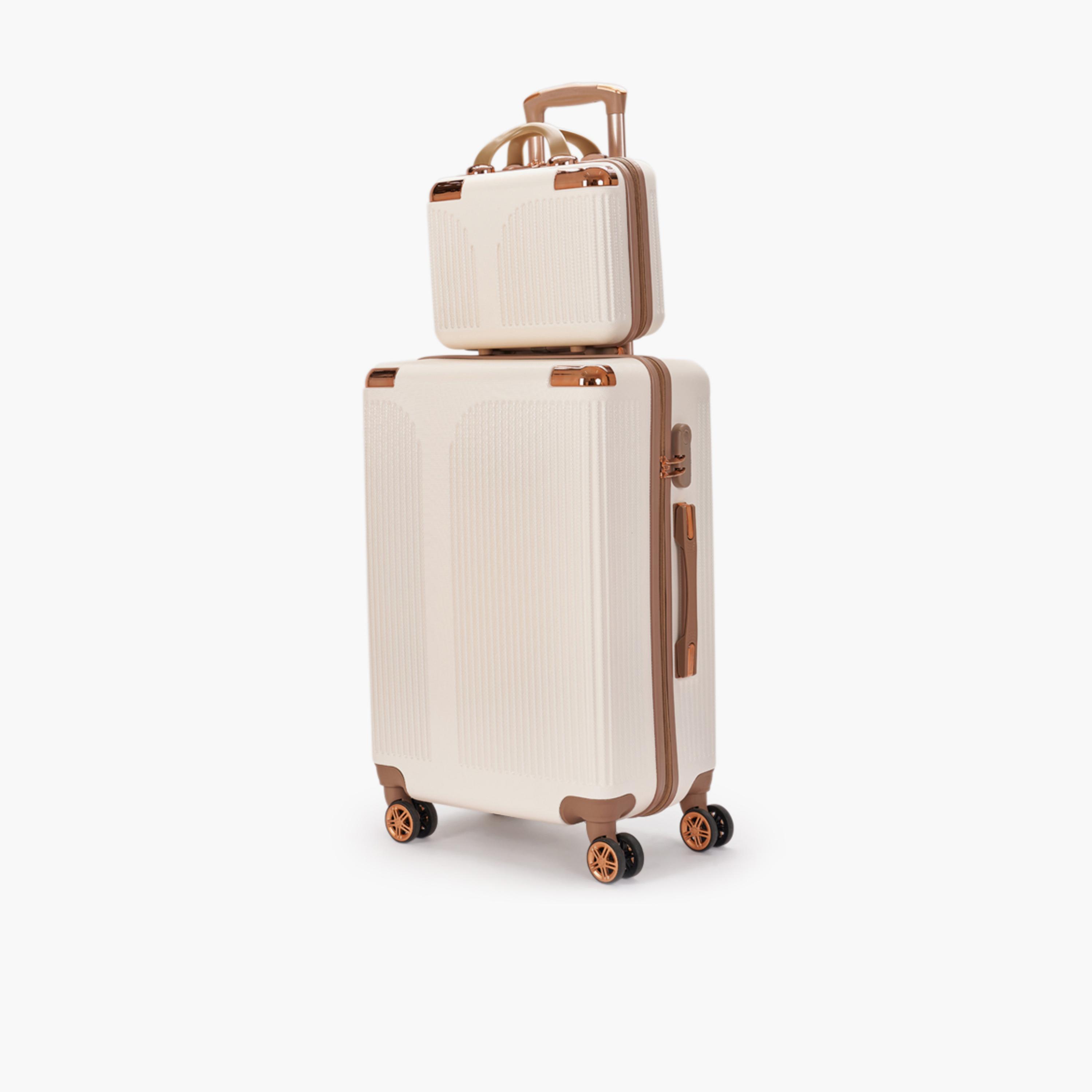 LIMRA Set of 6 ABS Hard Sided 4-Wheeler Spinner Luggage with Combination Lock-travel-luggagesandbags-luggage-image-4