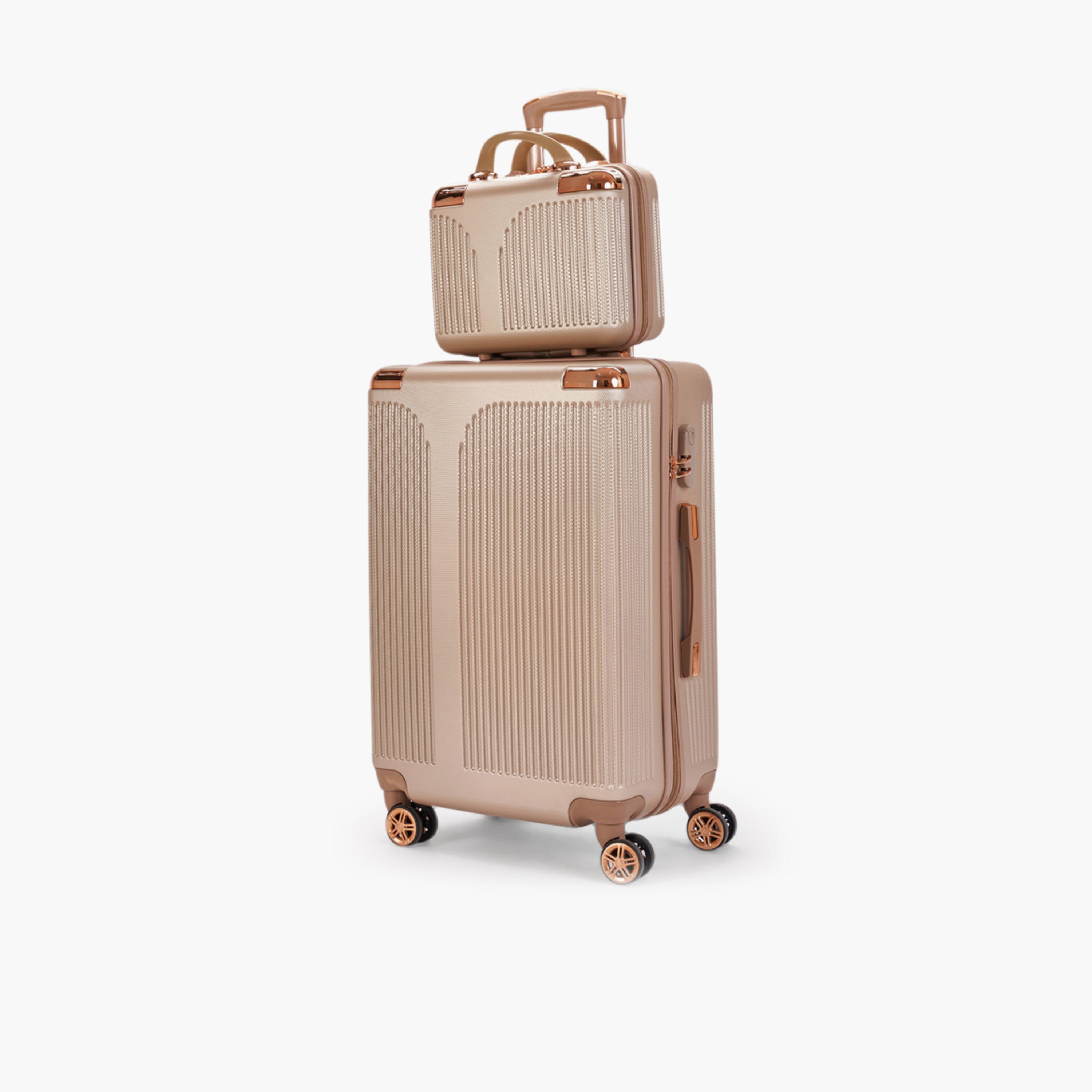 LIMRA Set of 6 ABS Hard Sided 4-Wheeler Spinner Luggage with Combination Lock-travel-luggagesandbags-luggage-image-4