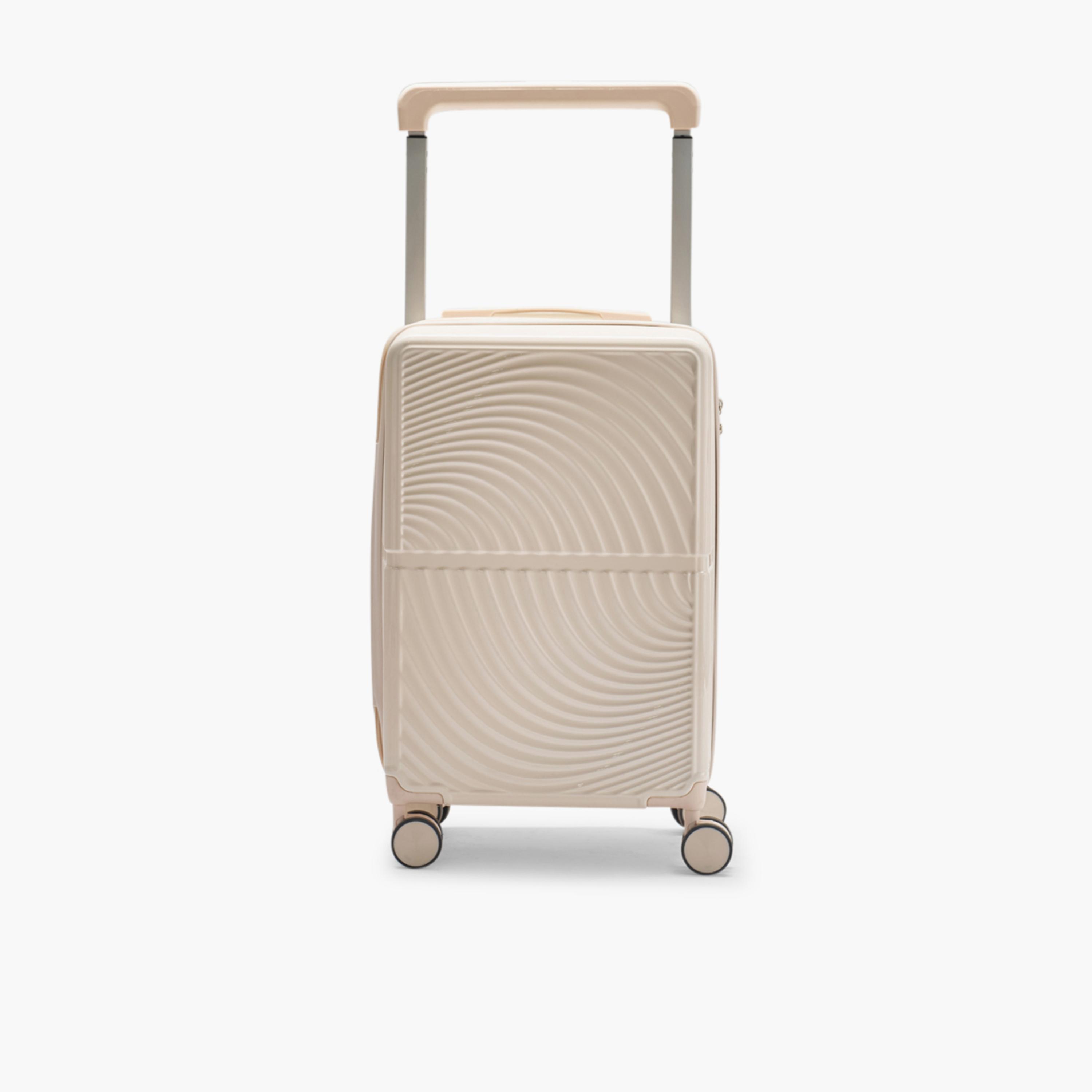 LIMRA 56 CM Small Cabin Polycarbonate with Combination Lock ABS Hard Sided 4-Wheeler Spinner Luggage with Combination Lock-travel-luggagesandbags-luggage-image-5
