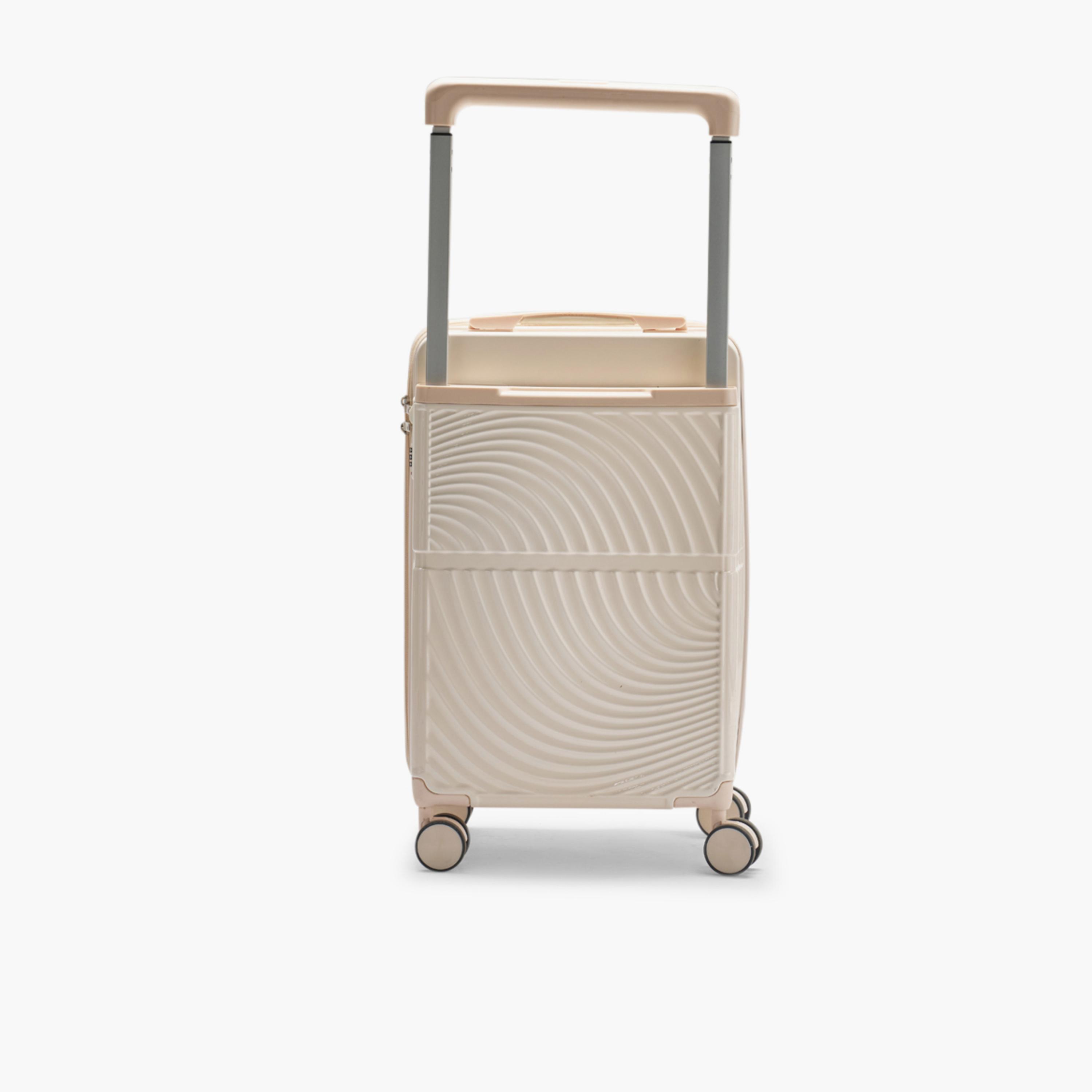 LIMRA 56 CM Small Cabin Polycarbonate with Combination Lock ABS Hard Sided 4-Wheeler Spinner Luggage with Combination Lock-travel-luggagesandbags-luggage-image-6