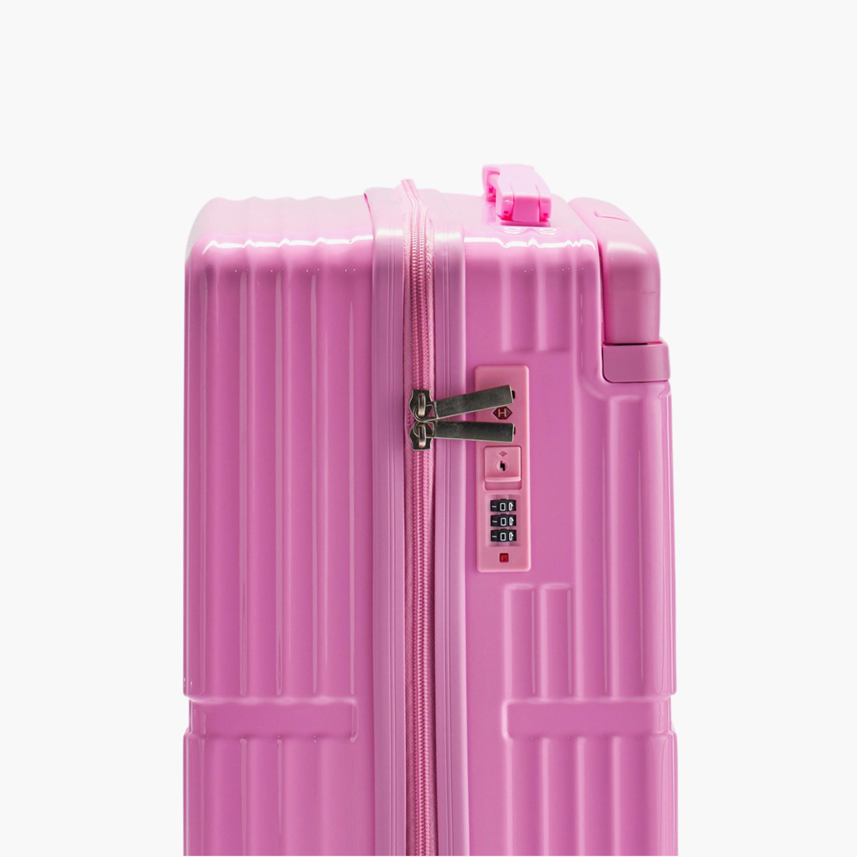 LIMRA 56 CM Small Cabin Polycarbonate with Combination Lock ABS Hard Sided 4-Wheeler Spinner Luggage with Combination Lock-travel-luggagesandbags-luggage-image-7