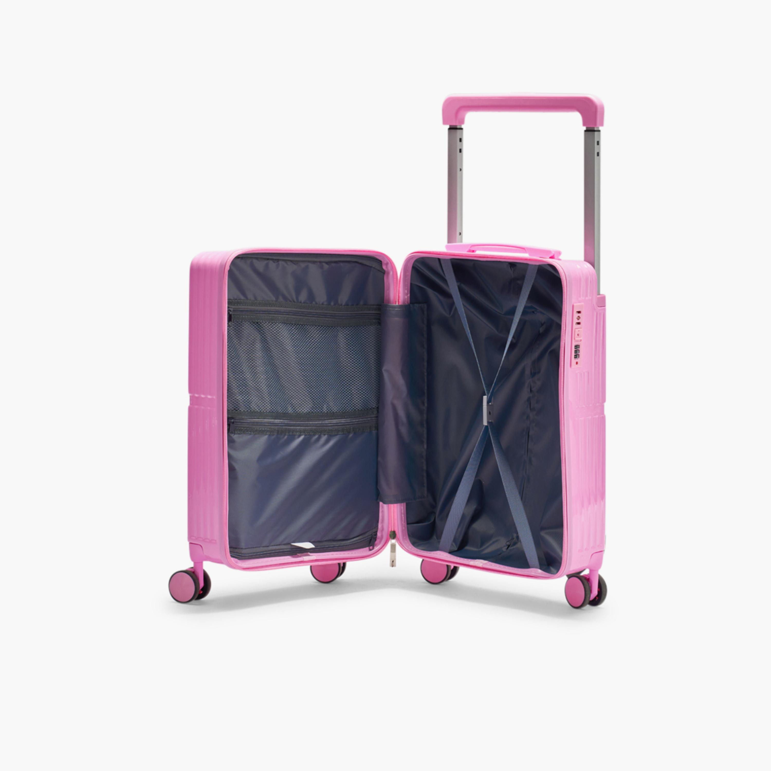 LIMRA 56 CM Small Cabin Polycarbonate with Combination Lock ABS Hard Sided 4-Wheeler Spinner Luggage with Combination Lock-travel-luggagesandbags-luggage-image-9