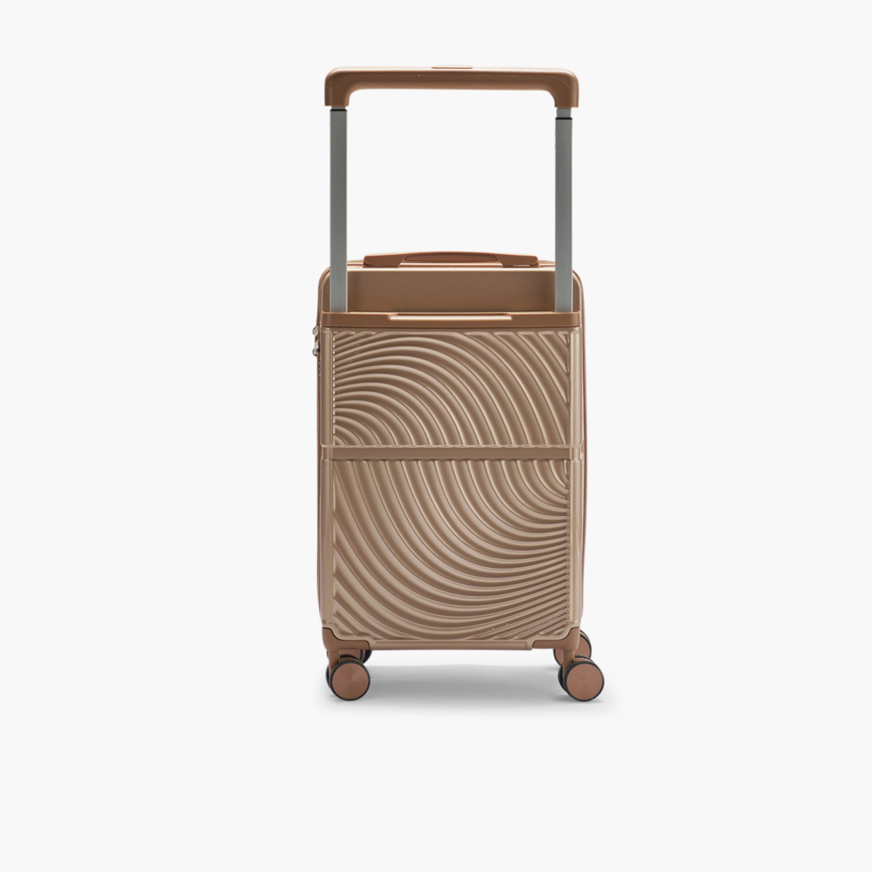 LIMRA 56 CM Small Cabin Polycarbonate with Combination Lock ABS Hard Sided 4-Wheeler Spinner Luggage with Combination Lock-travel-luggagesandbags-luggage-image-6