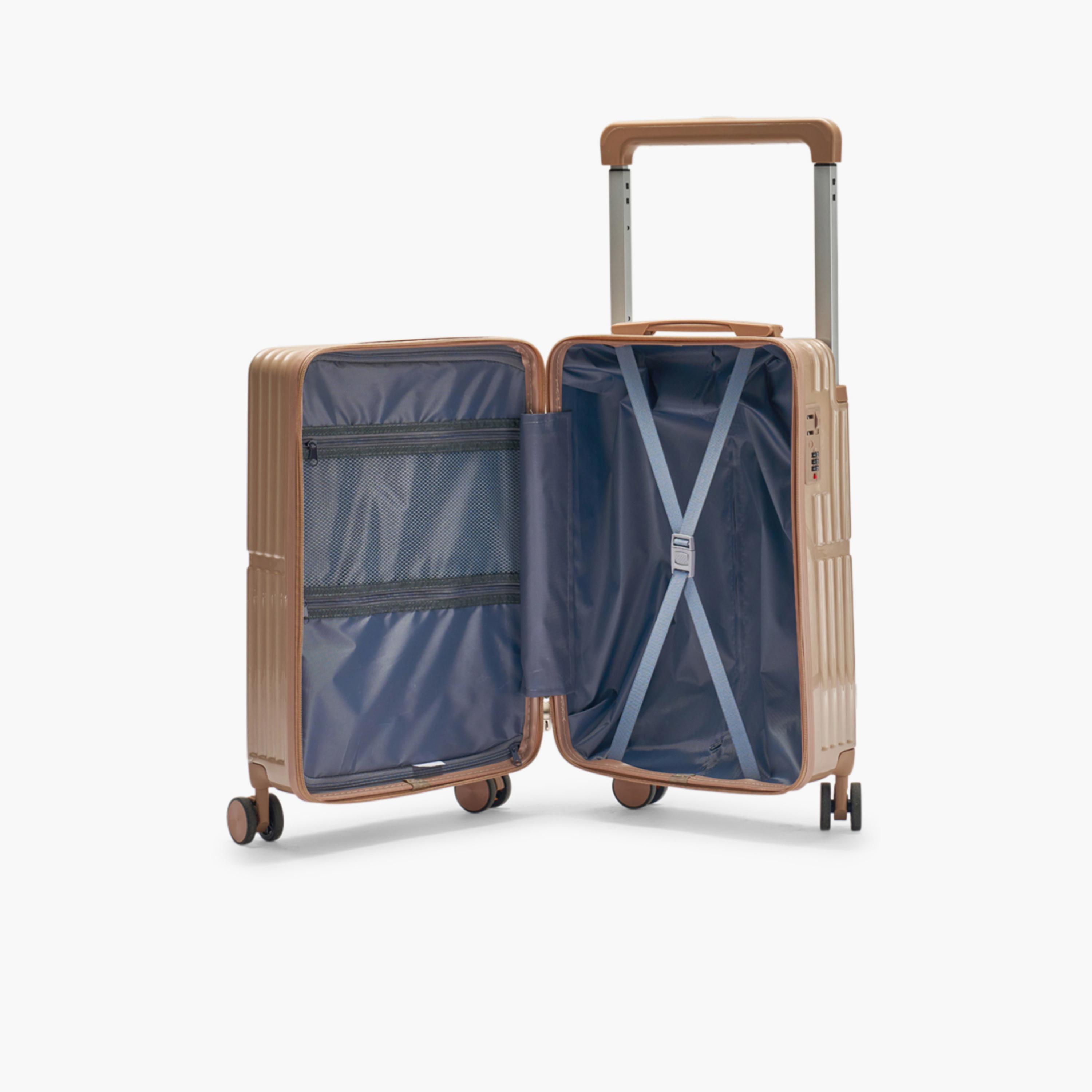LIMRA 56 CM Small Cabin Polycarbonate with Combination Lock ABS Hard Sided 4-Wheeler Spinner Luggage with Combination Lock-travel-luggagesandbags-luggage-image-9