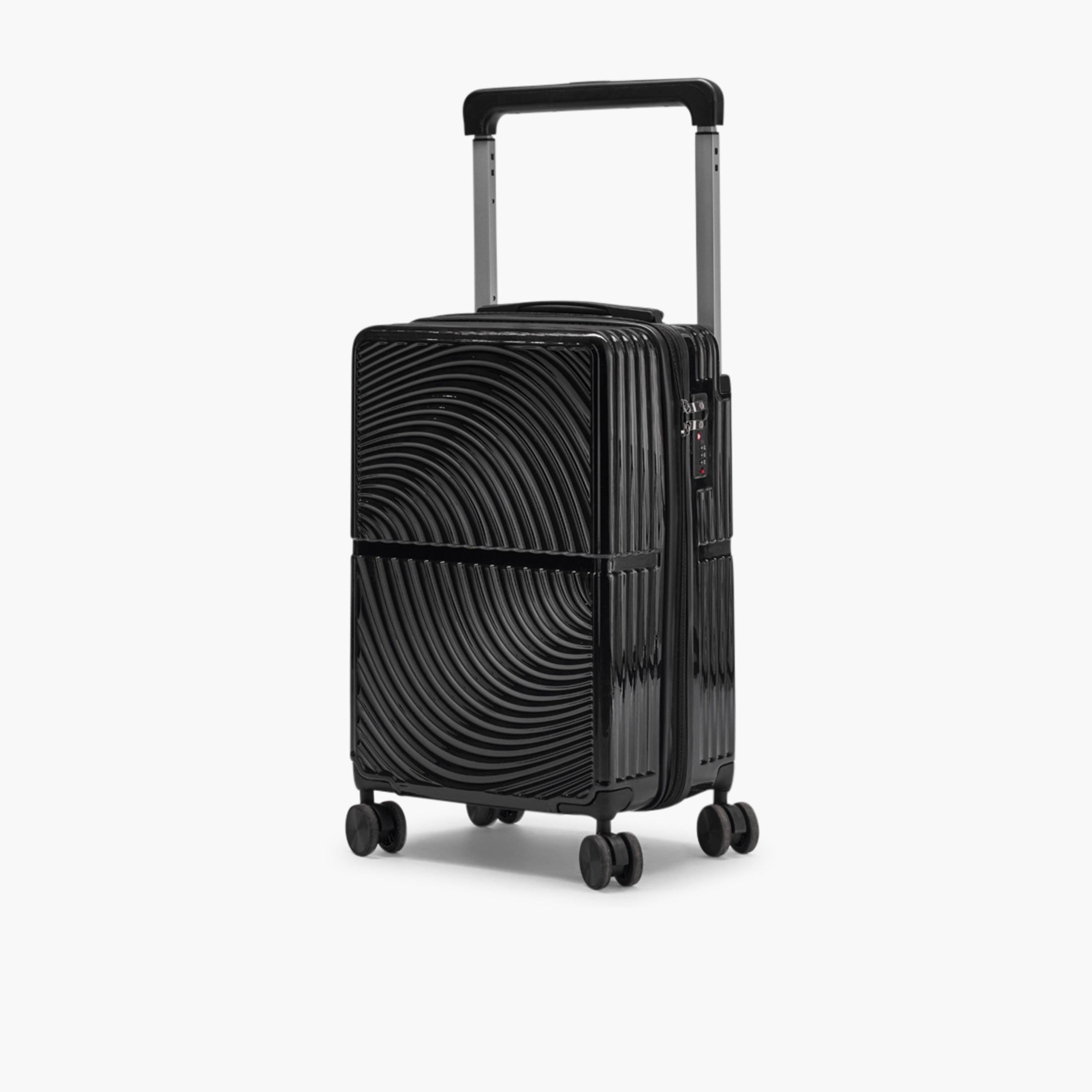 LIMRA 56 CM Small Cabin Polycarbonate with Combination Lock ABS Hard Sided 4-Wheeler Spinner Luggage with Combination Lock-travel-luggagesandbags-luggage-image-1