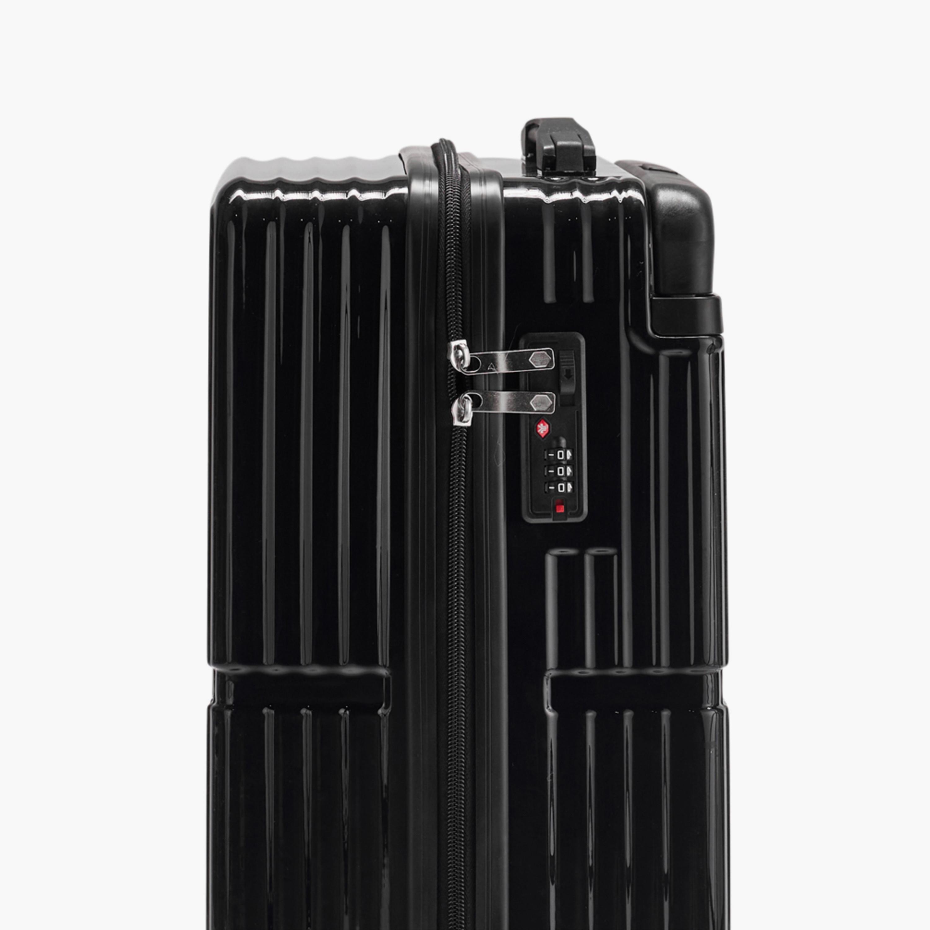 LIMRA 56 CM Small Cabin Polycarbonate with Combination Lock ABS Hard Sided 4-Wheeler Spinner Luggage with Combination Lock-travel-luggagesandbags-luggage-image-7