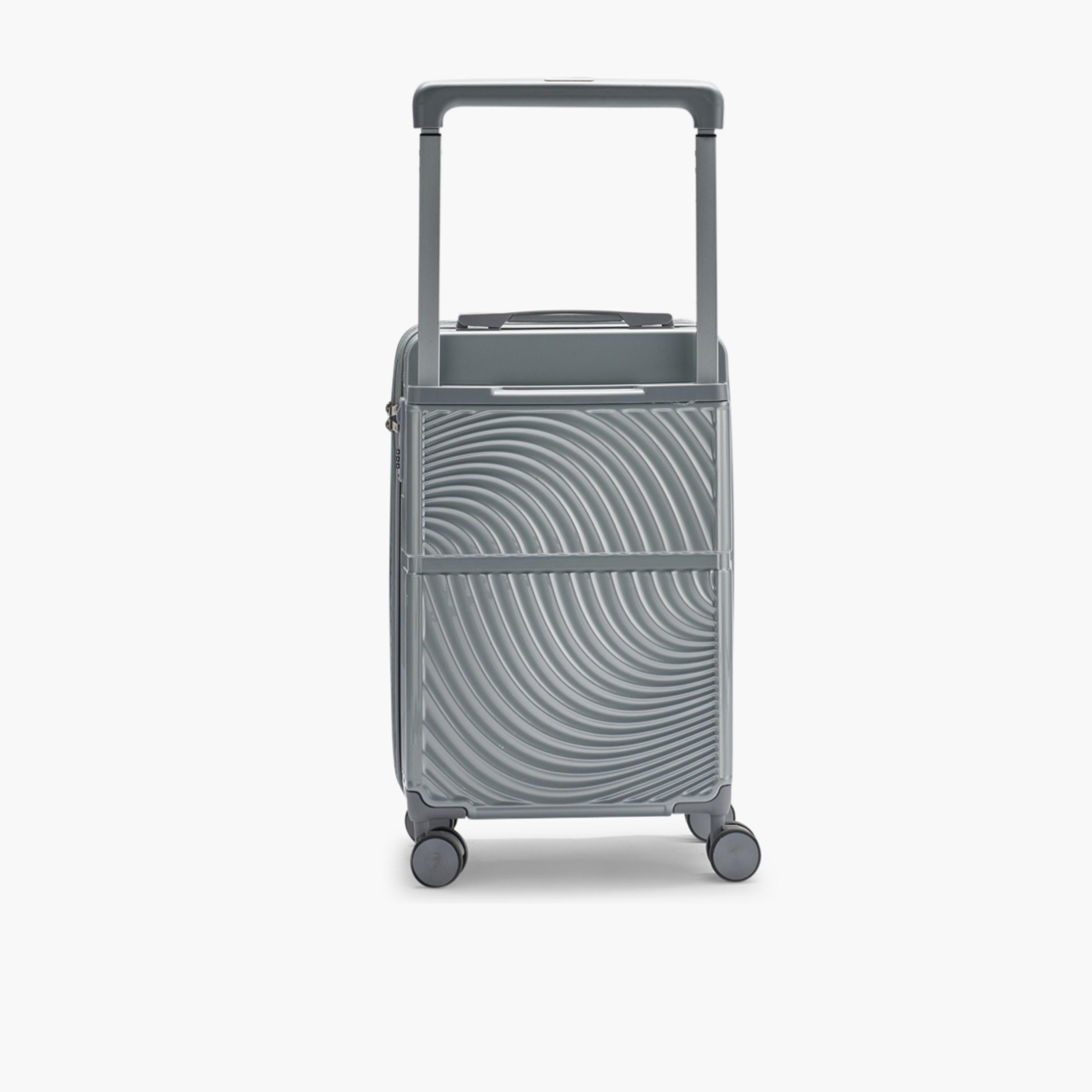 LIMRA 56 CM Small Cabin Polycarbonate with Combination Lock ABS Hard Sided 4-Wheeler Spinner Luggage with Combination Lock-travel-luggagesandbags-luggage-image-6