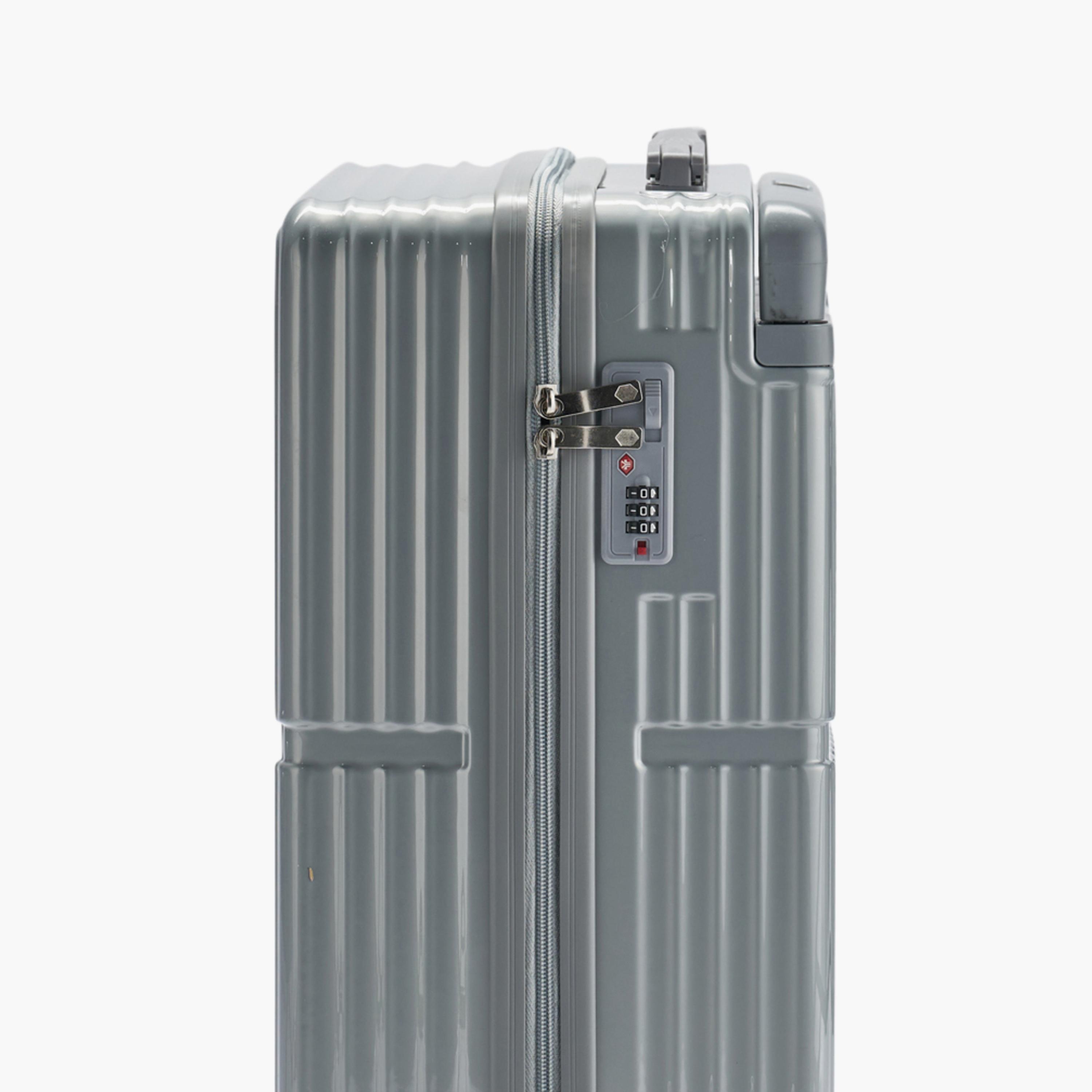 LIMRA 56 CM Small Cabin Polycarbonate with Combination Lock ABS Hard Sided 4-Wheeler Spinner Luggage with Combination Lock-travel-luggagesandbags-luggage-image-7