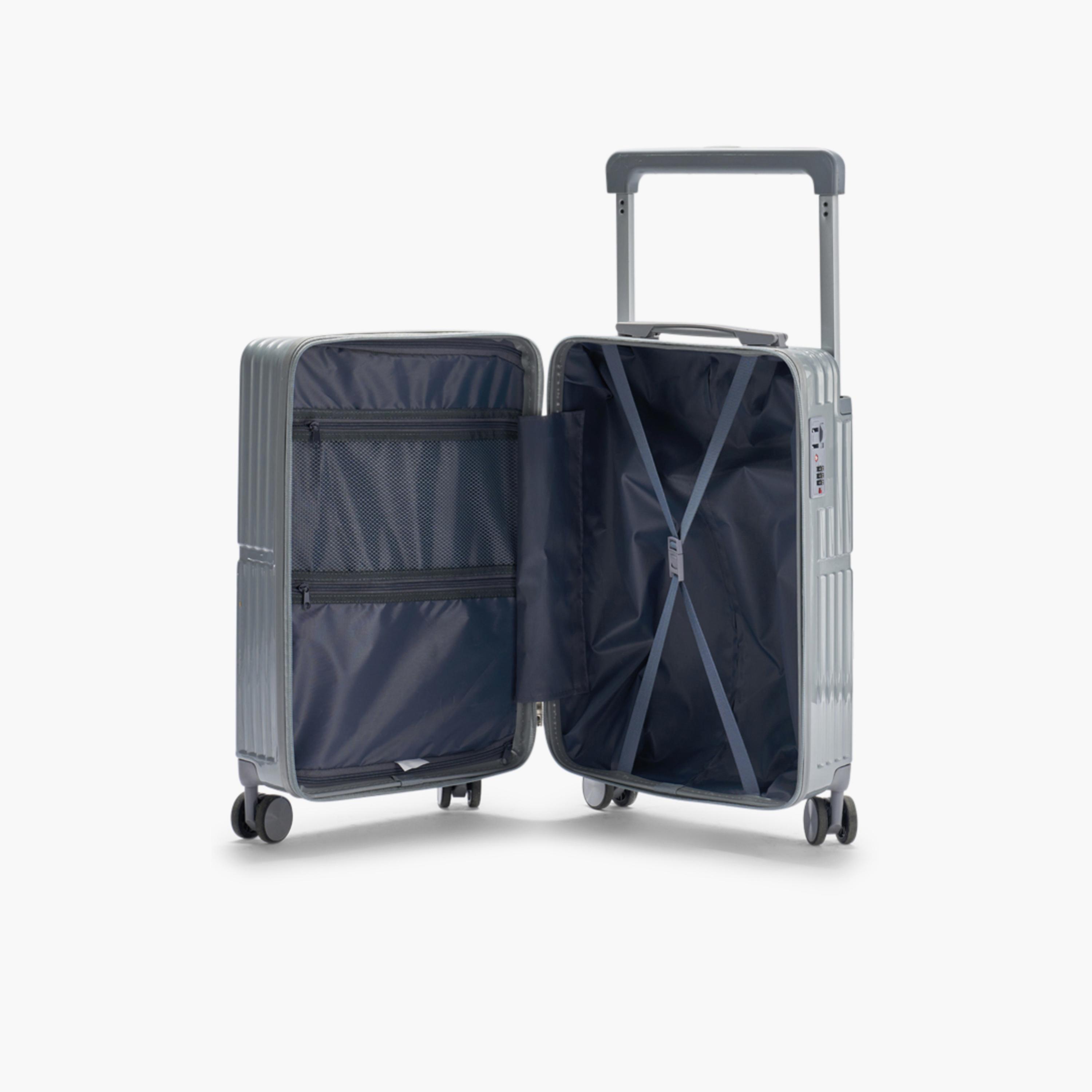 LIMRA 56 CM Small Cabin Polycarbonate with Combination Lock ABS Hard Sided 4-Wheeler Spinner Luggage with Combination Lock-travel-luggagesandbags-luggage-image-9
