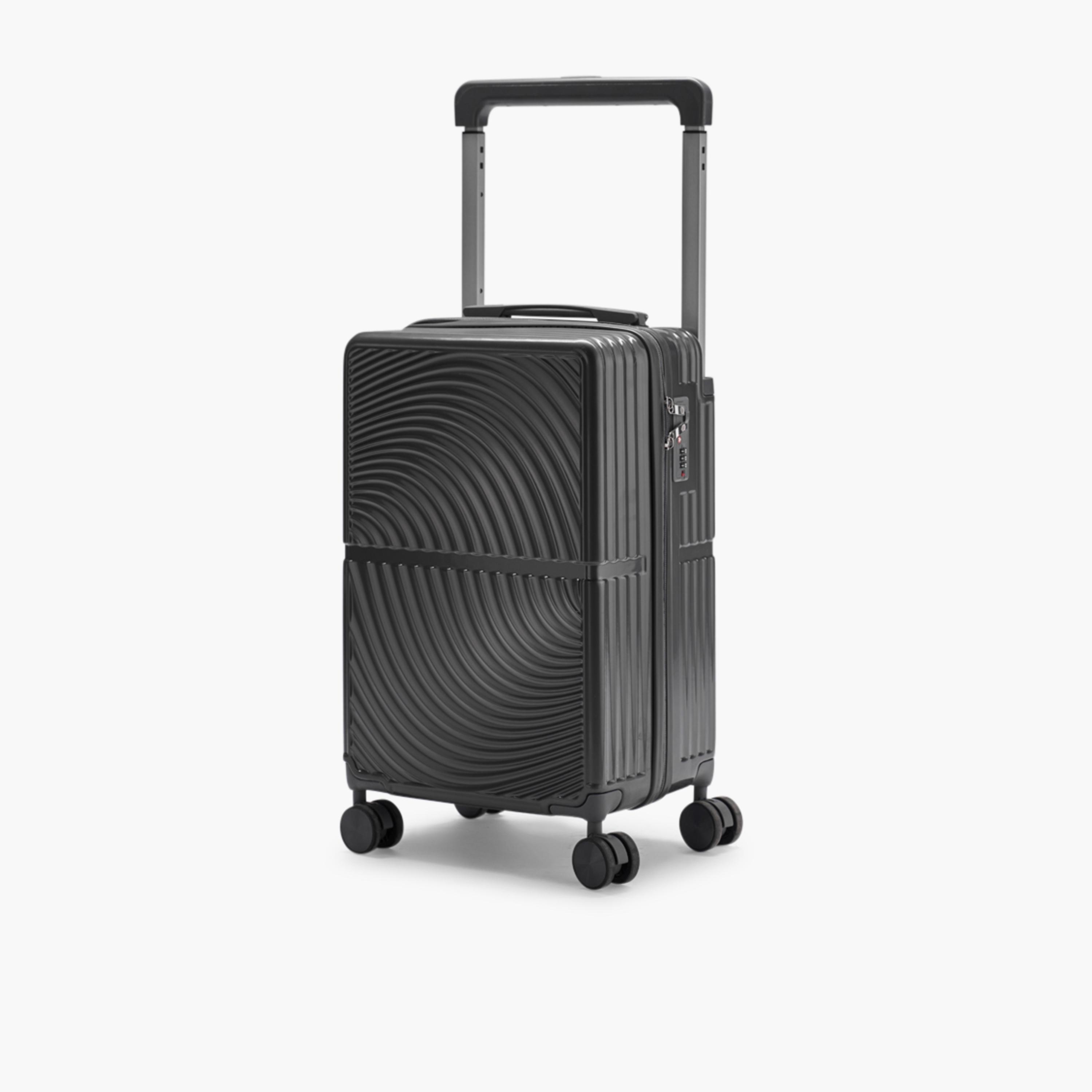 LIMRA 56 CM Small Cabin Polycarbonate with Combination Lock ABS Hard Sided 4-Wheeler Spinner Luggage with Combination Lock-travel-luggagesandbags-luggage-image-1