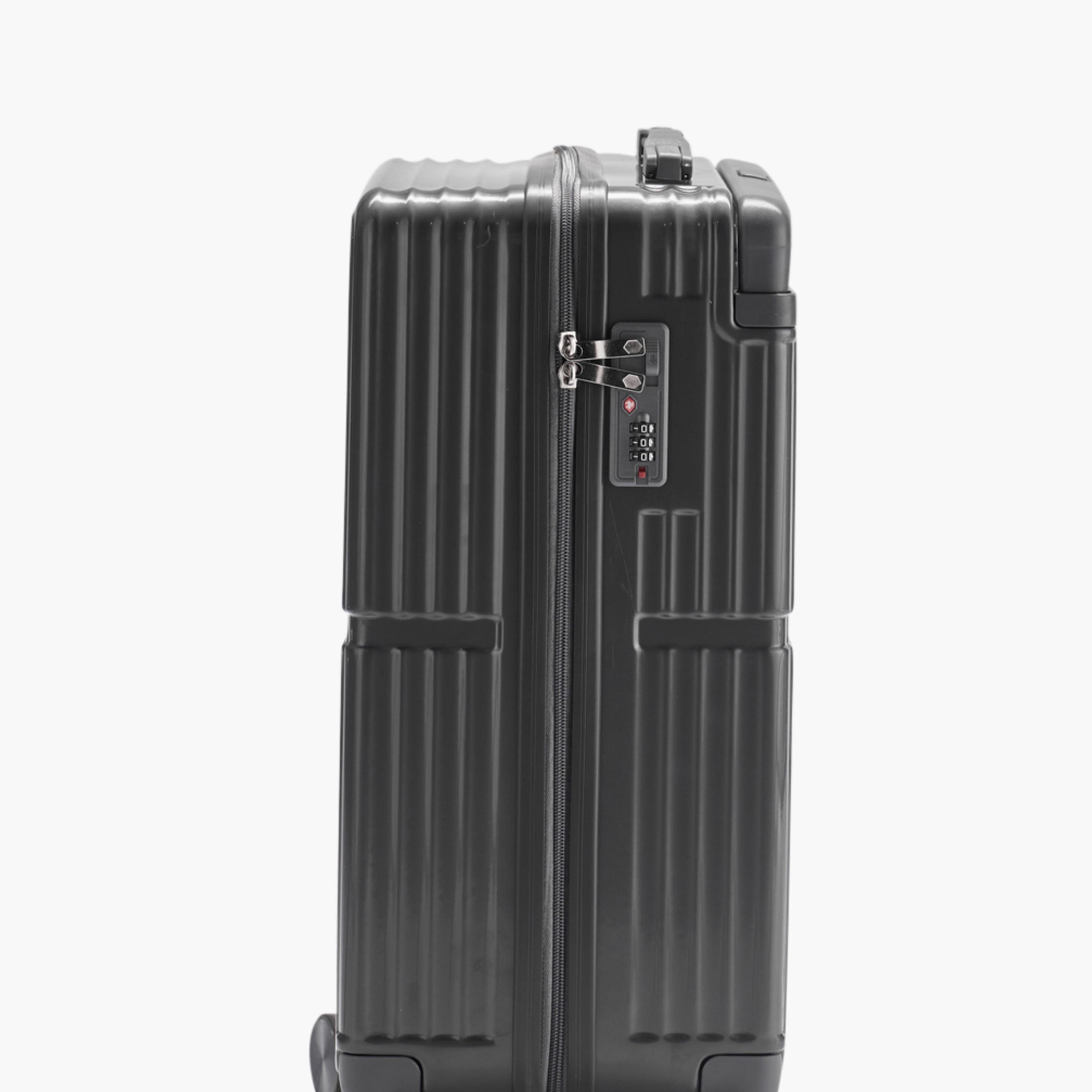 LIMRA 56 CM Small Cabin Polycarbonate with Combination Lock ABS Hard Sided 4-Wheeler Spinner Luggage with Combination Lock-travel-luggagesandbags-luggage-image-7