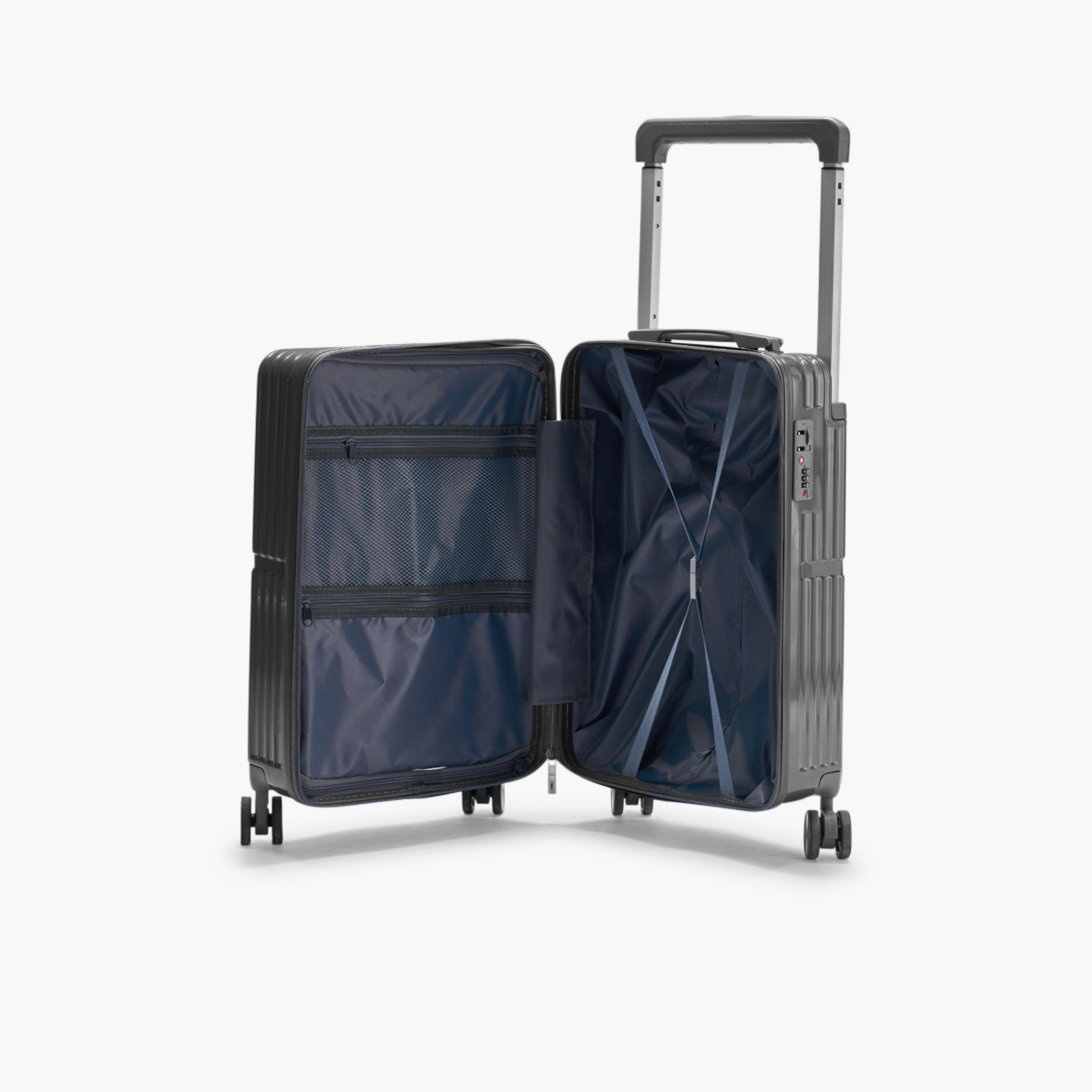 LIMRA 56 CM Small Cabin Polycarbonate with Combination Lock ABS Hard Sided 4-Wheeler Spinner Luggage with Combination Lock-travel-luggagesandbags-luggage-image-9