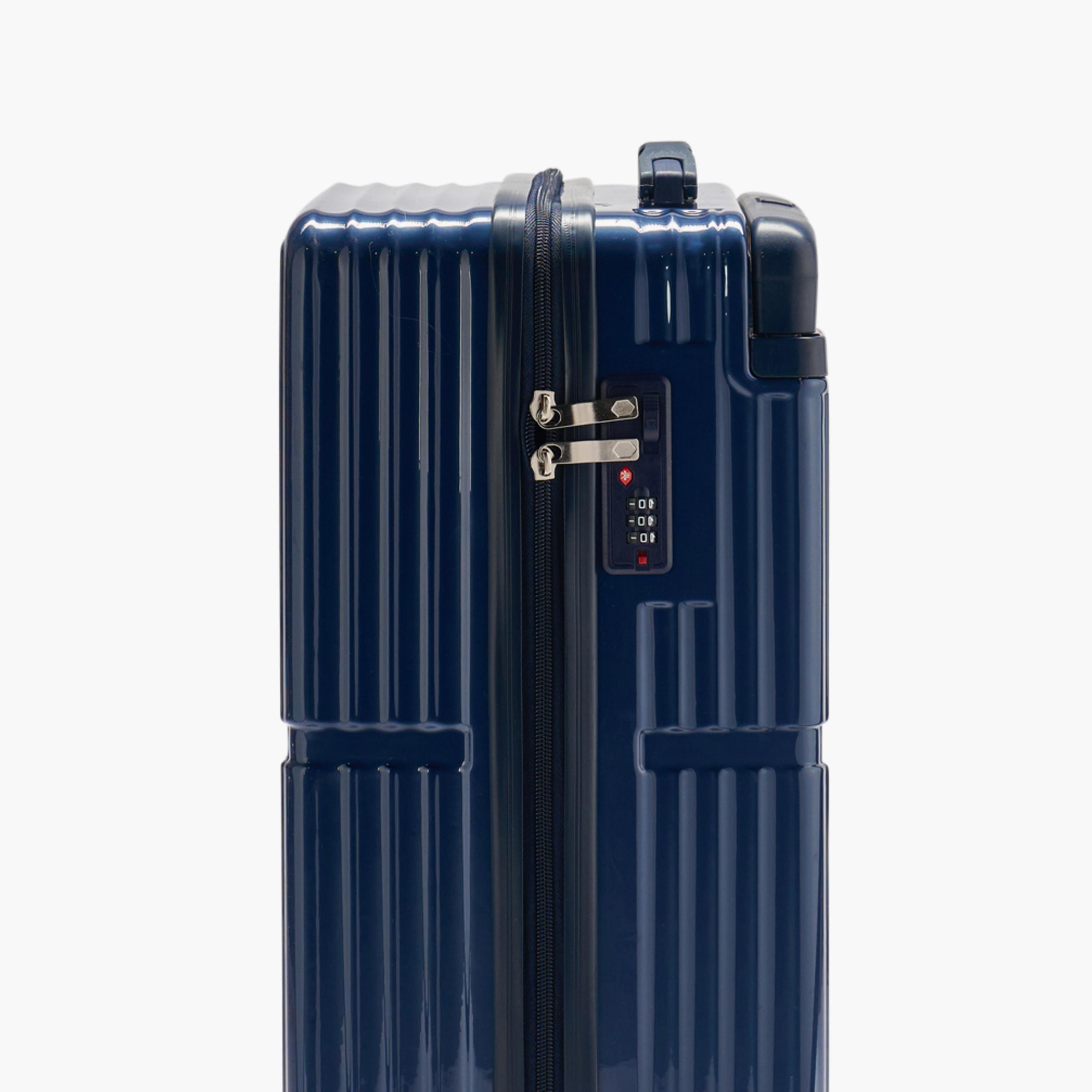 LIMRA 56 CM Small Cabin Polycarbonate with Combination Lock ABS Hard Sided 4-Wheeler Spinner Luggage with Combination Lock-travel-luggagesandbags-luggage-image-7