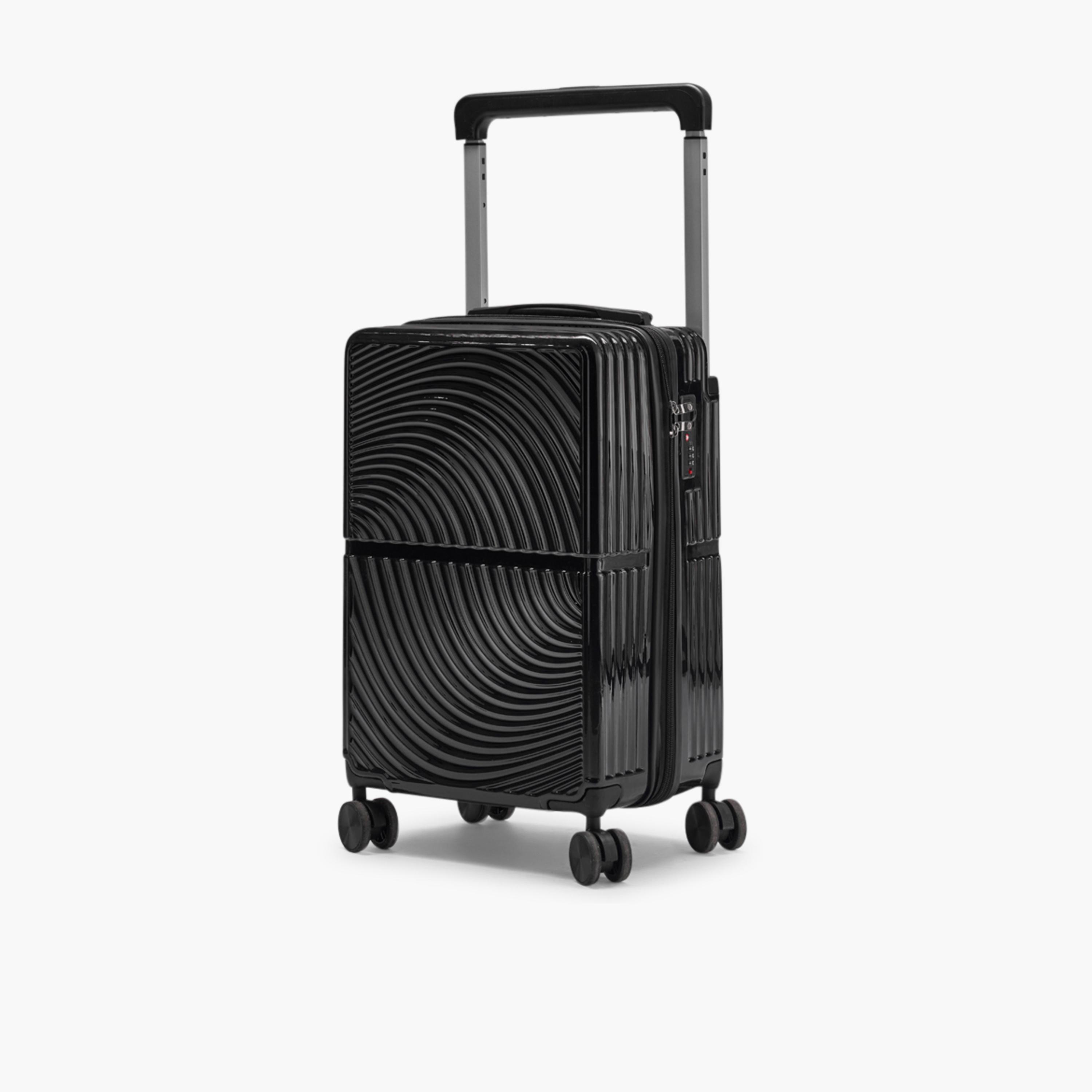LIMRA Set of 2 Polycarbonate with Combination Lock ABS Hard Sided 4-Wheeler Spinner Luggage with Combination Lock-travel-luggagesandbags-luggage-image-5