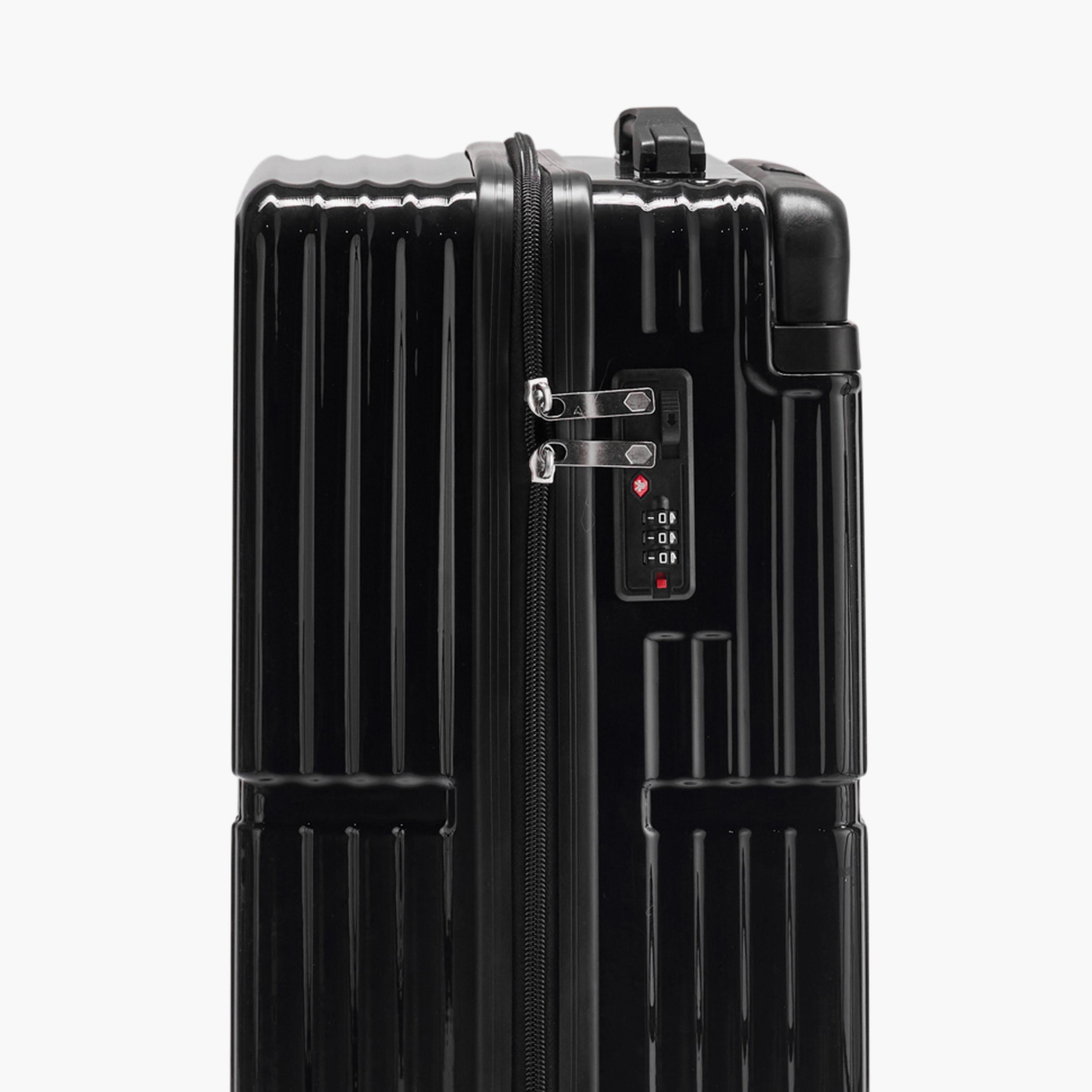 LIMRA Set of 2 Polycarbonate with Combination Lock ABS Hard Sided 4-Wheeler Spinner Luggage with Combination Lock-travel-luggagesandbags-luggage-image-8