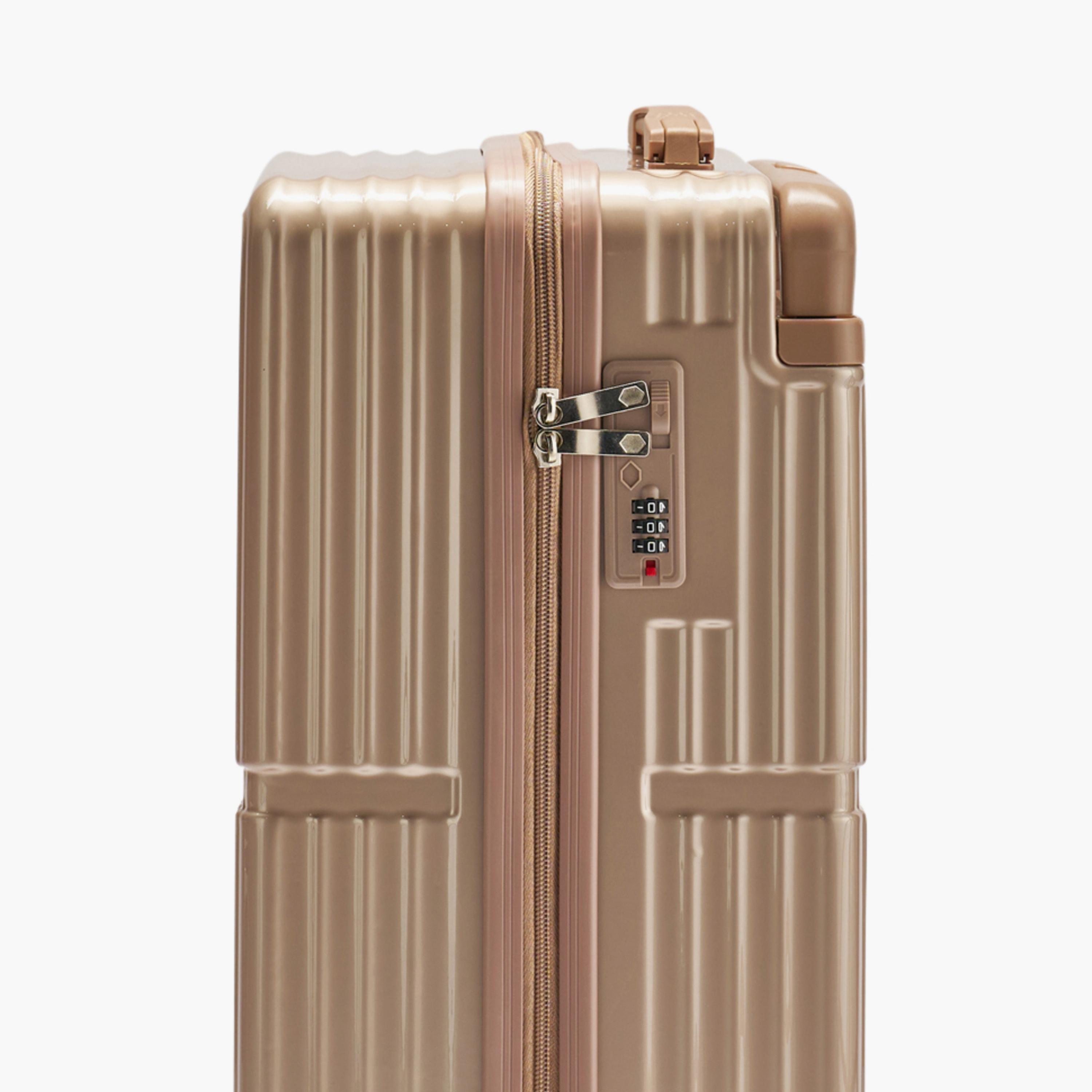 LIMRA Set of 2 Polycarbonate with Combination Lock ABS Hard Sided 4-Wheeler Spinner Luggage with Combination Lock-travel-luggagesandbags-luggage-image-8