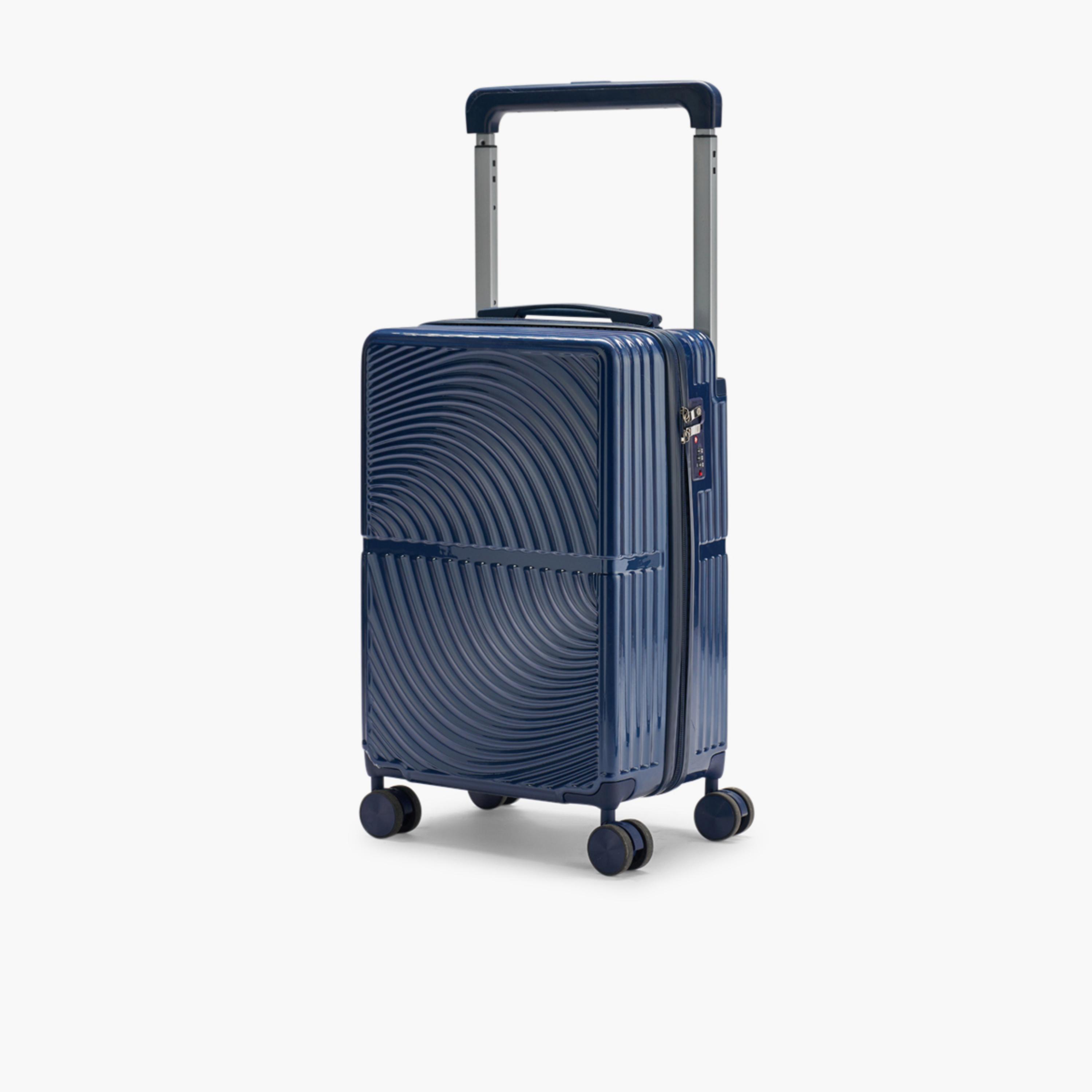 LIMRA Set of 2 Polycarbonate with Combination Lock ABS Hard Sided 4-Wheeler Spinner Luggage with Combination Lock-travel-luggagesandbags-luggage-image-5